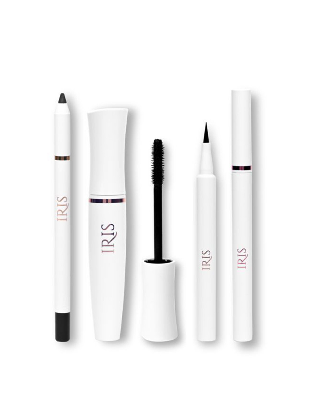 IRIS COSMETICS Trilogy Set Of 3 Eyeliner, Kohl Pencil & Mascara Combo