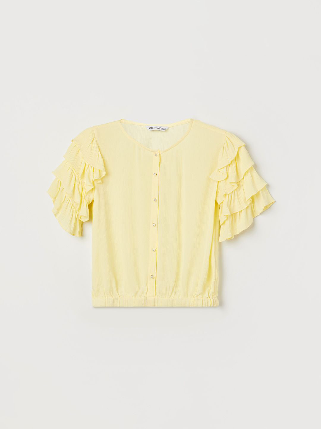 Fame Forever by Lifestyle Flutter Sleeve Top