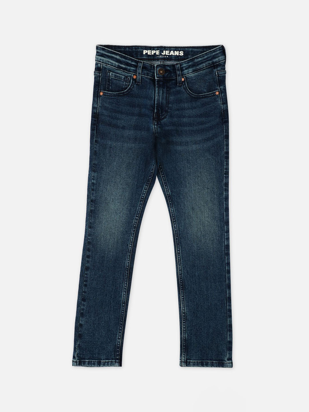 Pepe Jeans Boys Straight Fit Light Fade Stretchable Jeans