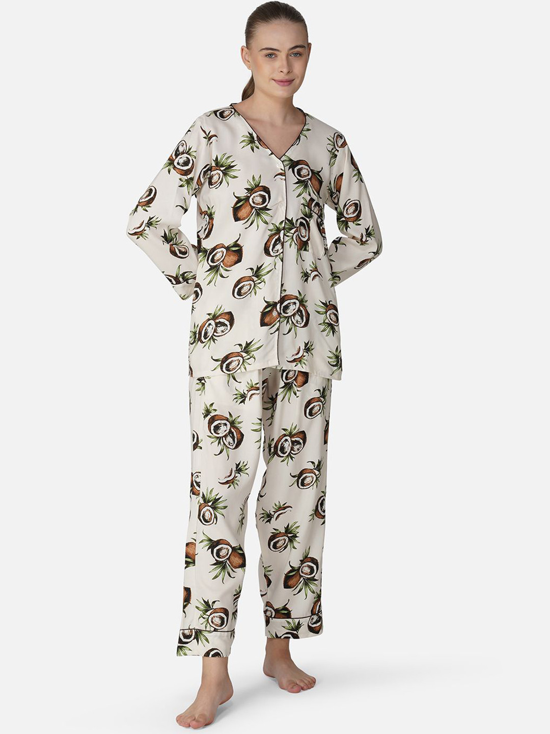 BCZ Style Tropical Printed Night Suits