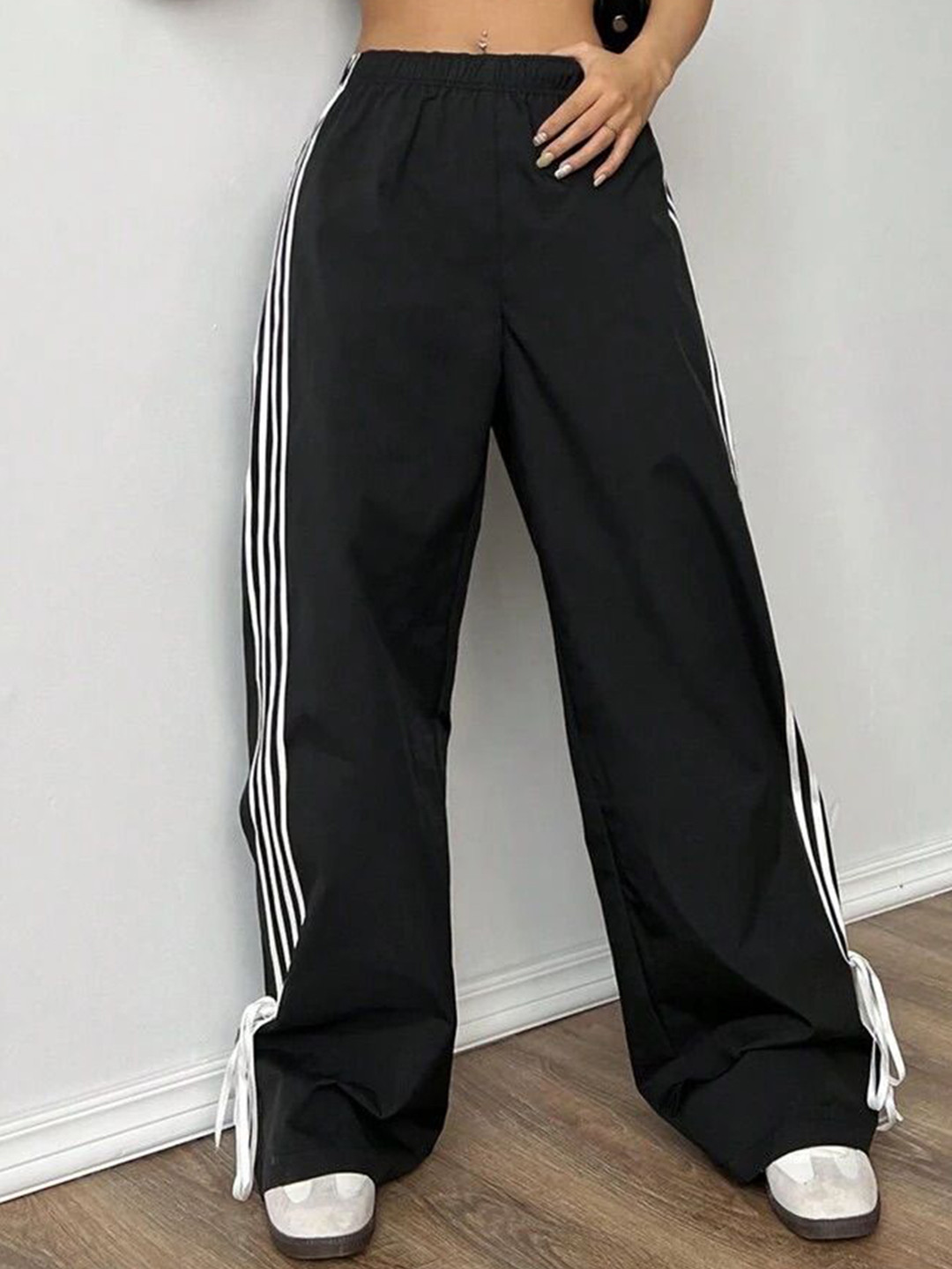 TABADTOD Women Relaxed Loose Fit Trousers
