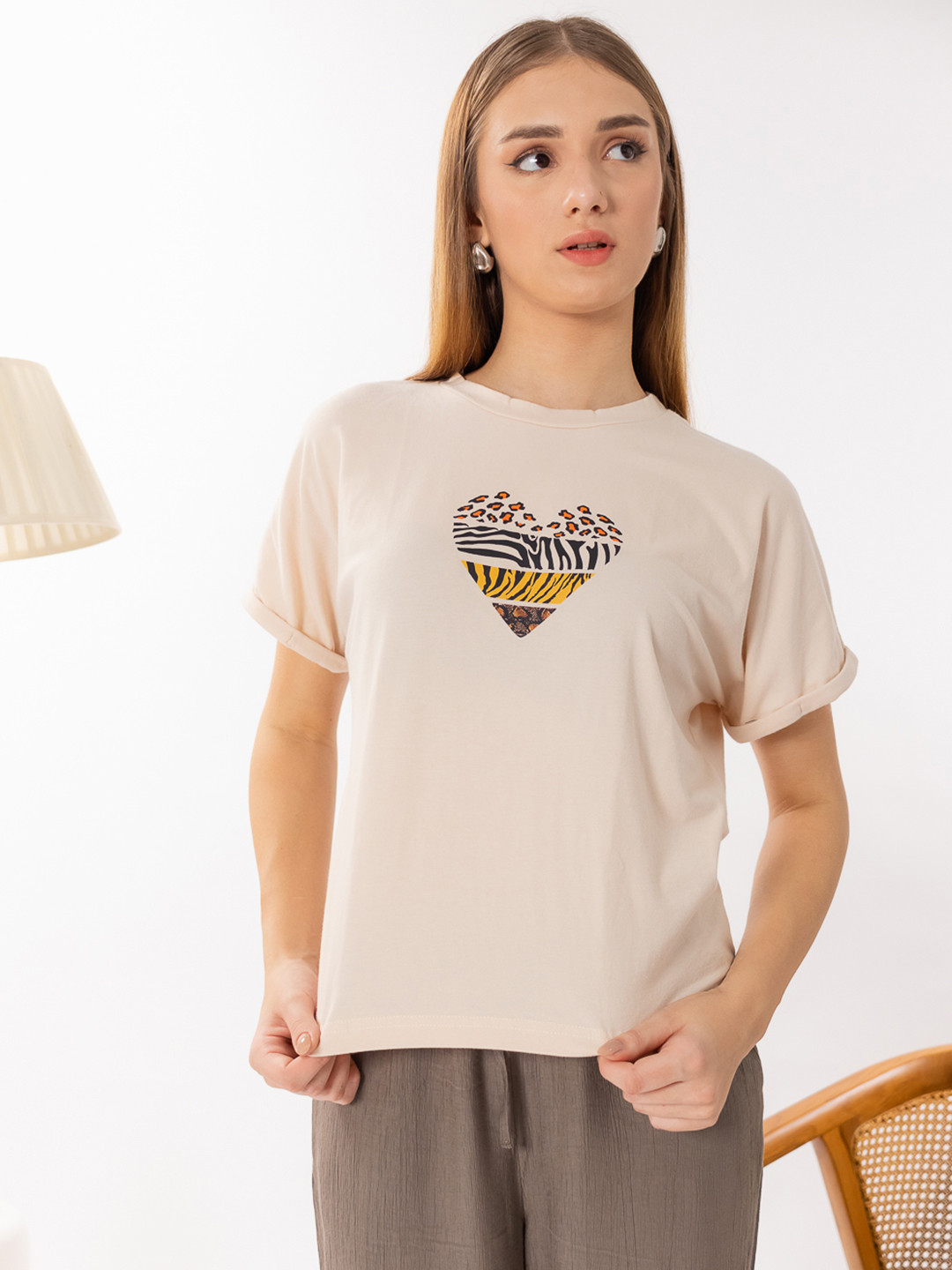 ELEVENS HEAVEN Graphic Printed Lounge T-shirt