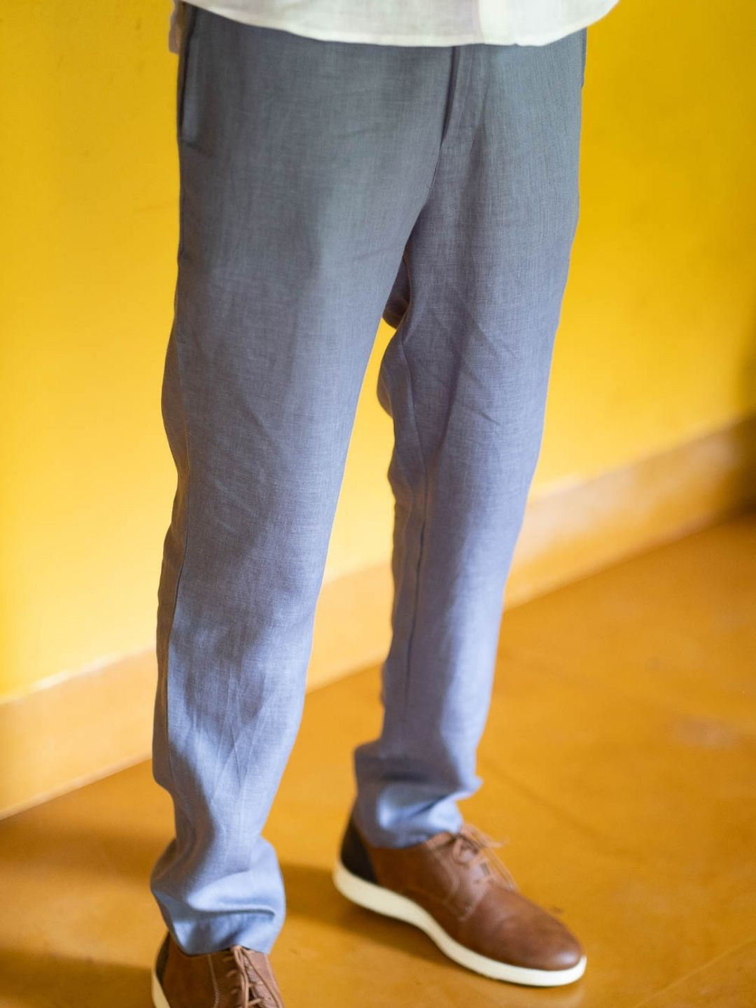 Creatures of Habit Men Linen Easy Pants