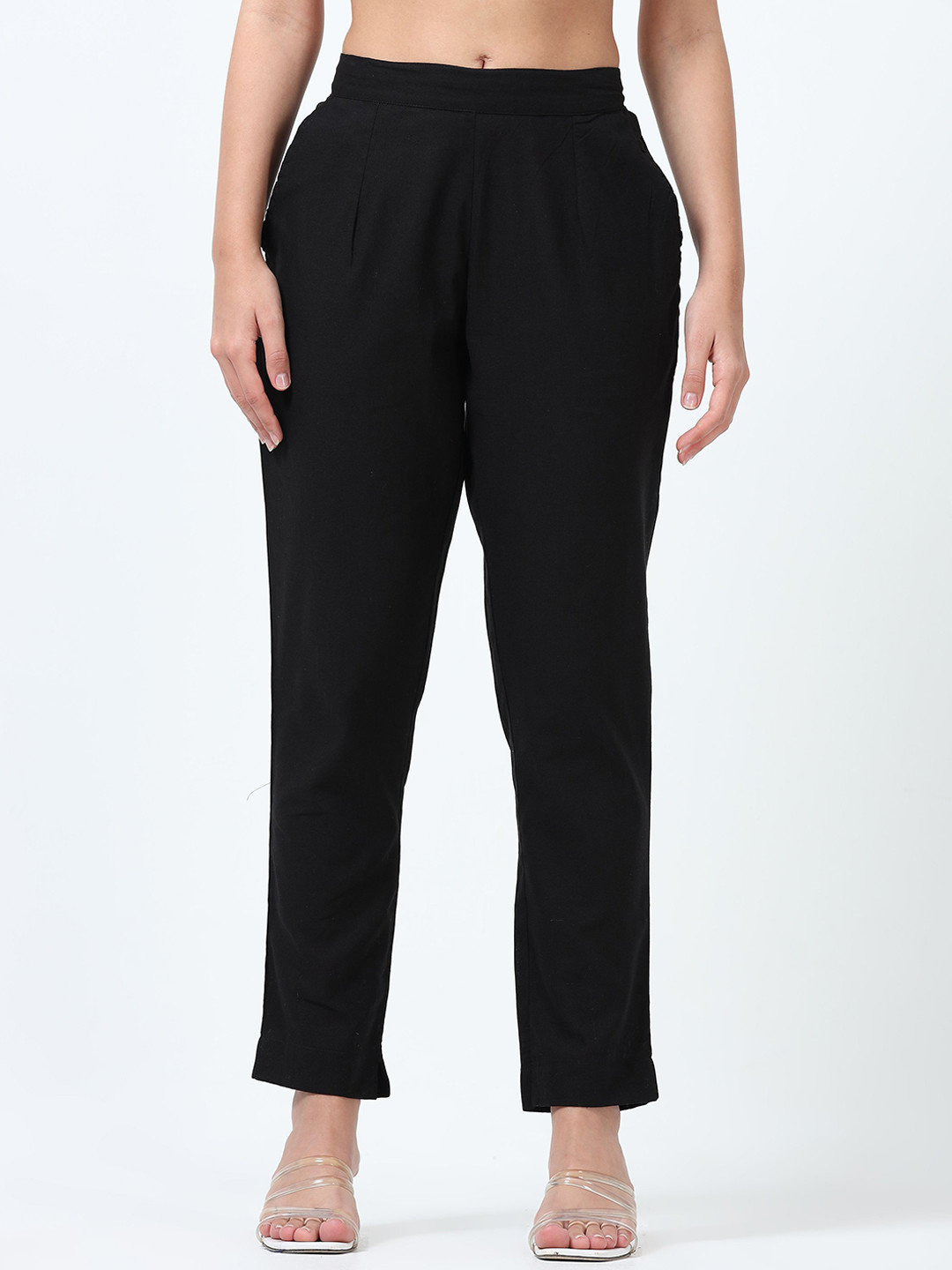 Marcia Solid Women Relaxed Trousers
