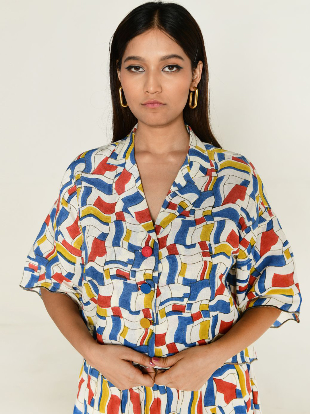 Rias Jaipur Women Comfort Opaque Printed Casual Shirt