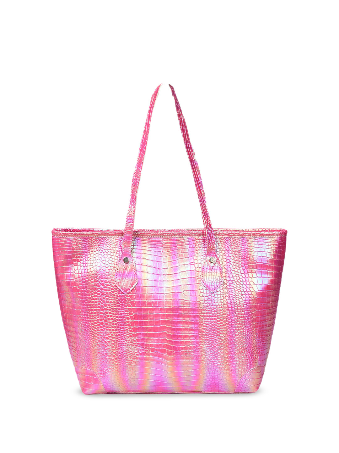 PELLE LUXUR Women Vegan Genuine Leather Oversized Cut Work Shopper Shoulder Bag