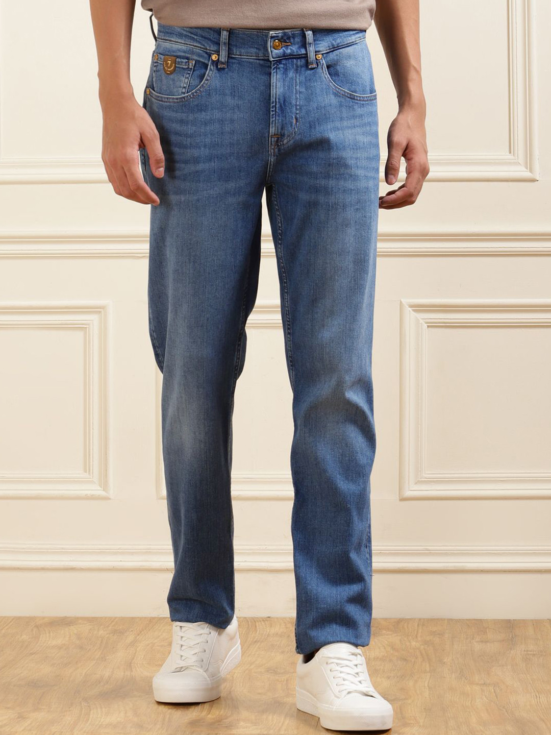 7 For All Mankind Men Slim Fit Mid Rise Jeans