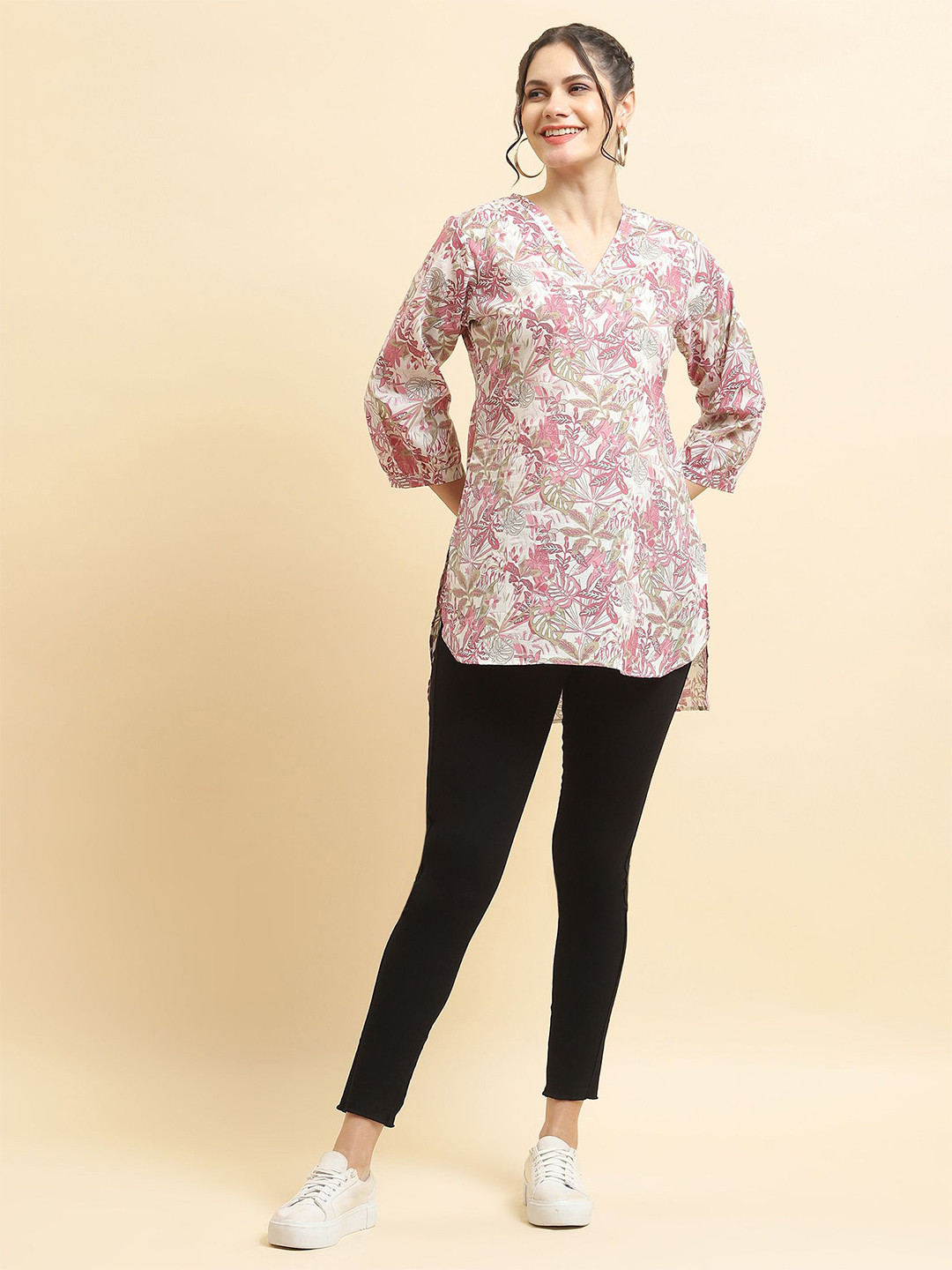 Shree Printed Tropical Tunic