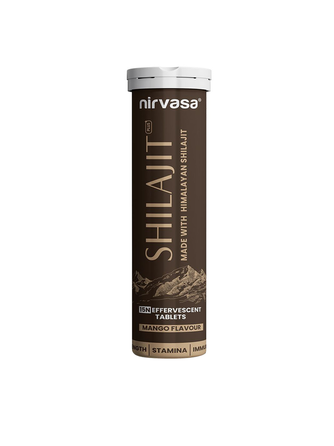 Nirvasa Shilajit Plus Effervescent Tablets - 15 Tablets