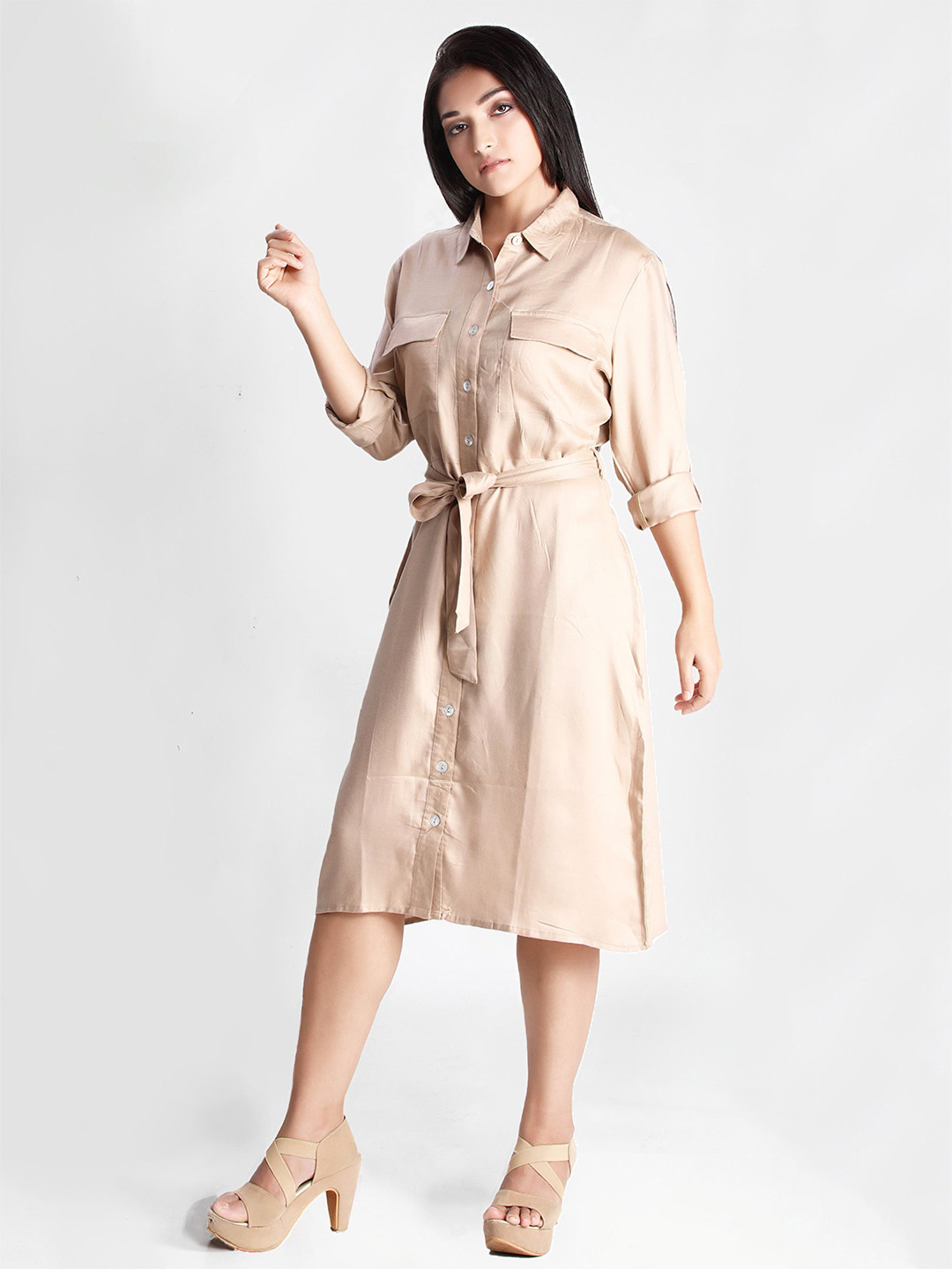 Dream of Glory Inc Shirt Midi Dress