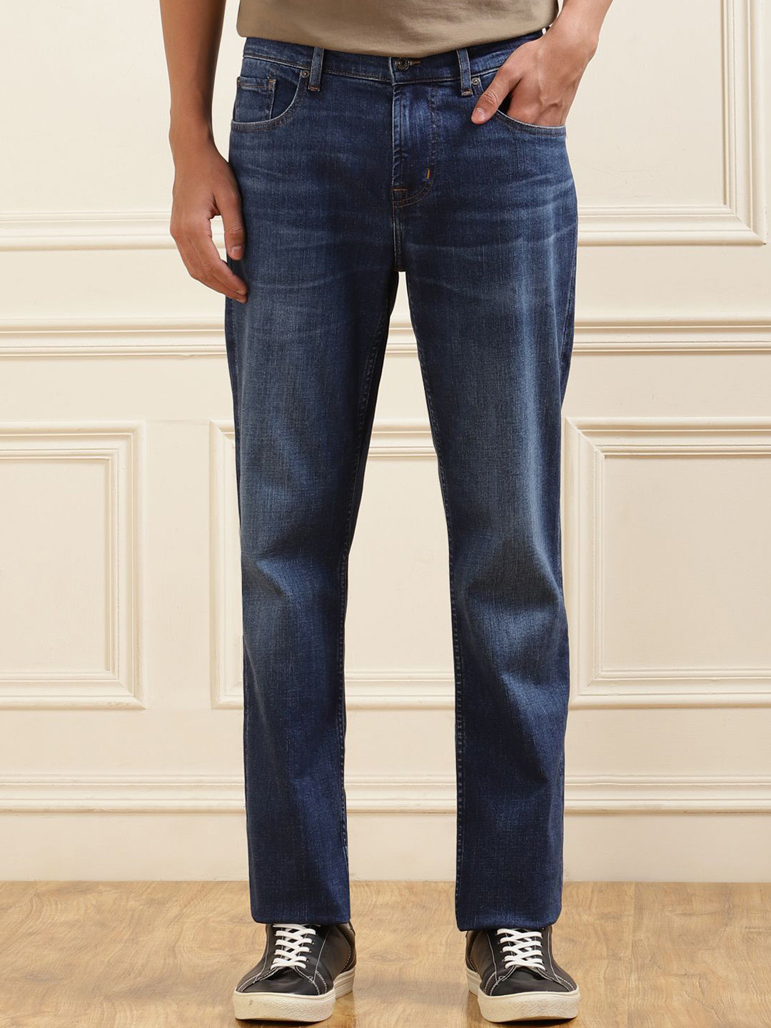 7 For All Mankind Men Light Fade Regular Fit Jeans