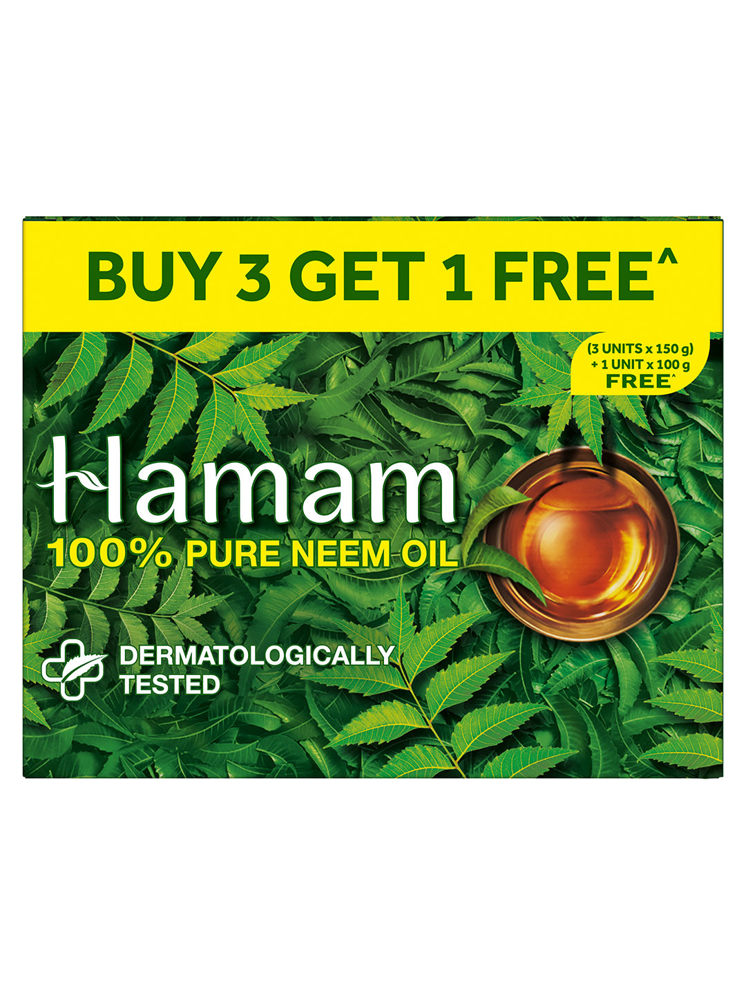 Hamam Set Of 4 Neem Oil Soap - 150 g each