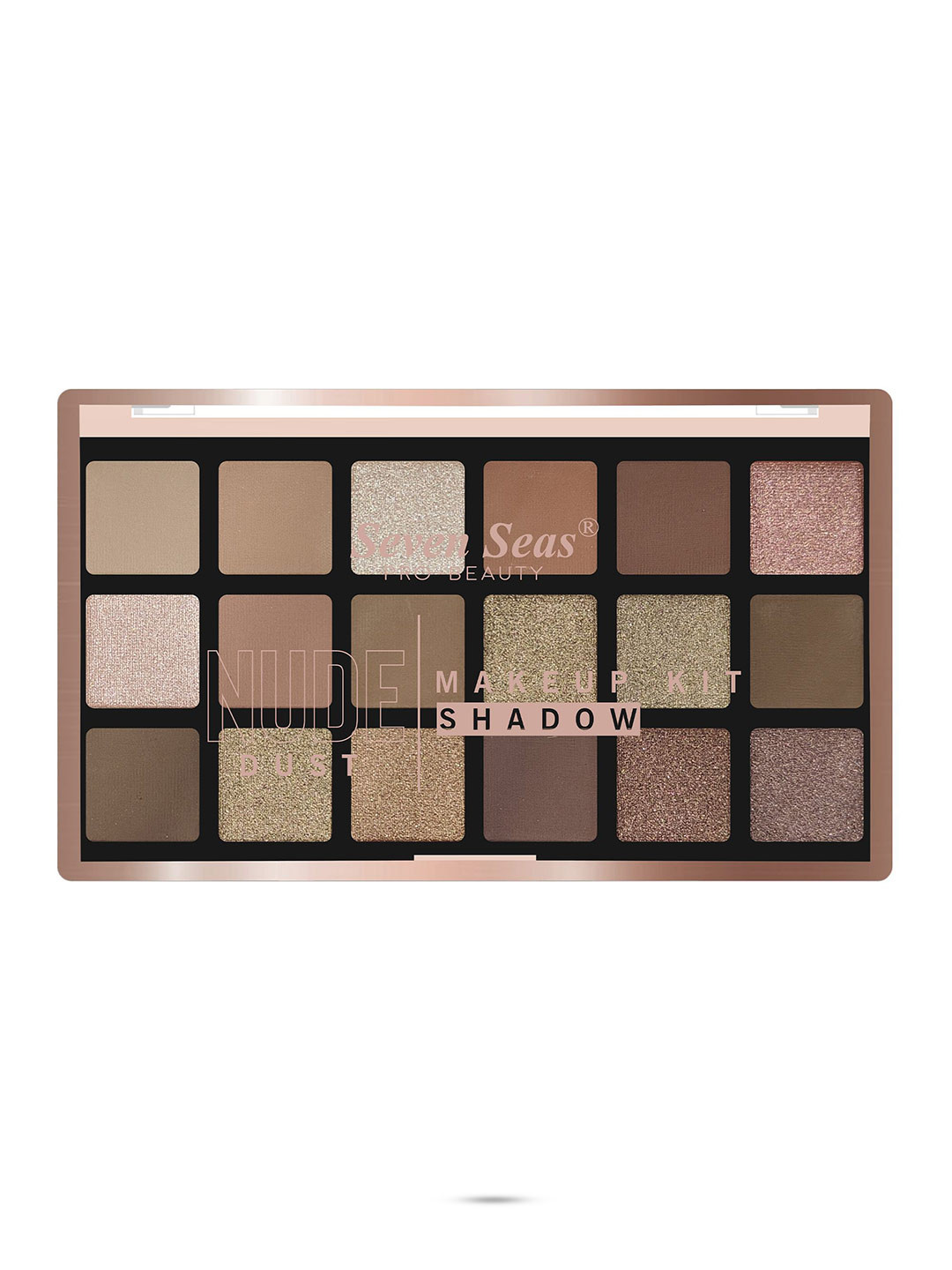 Seven Seas Pro Beauty Long Lasting Eyeshadow Palette-48g- Nude Dust  01