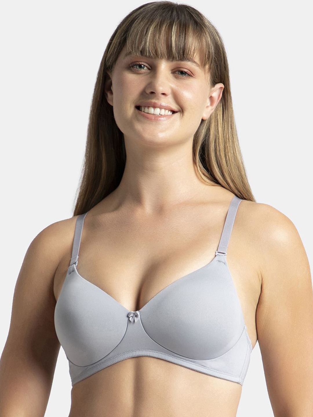 Jockey Wirefree Padded Microfiber Stretch Full Coverage Tshirt Bra-1819