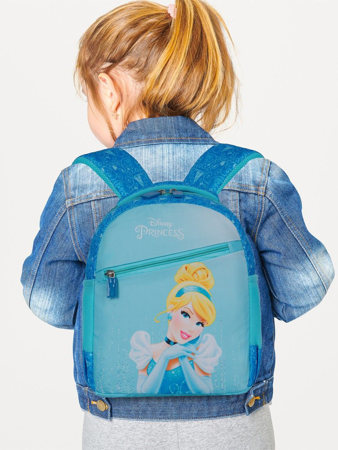 Priority Girls Disney Princess Cinderella Printed School Backpack 12L