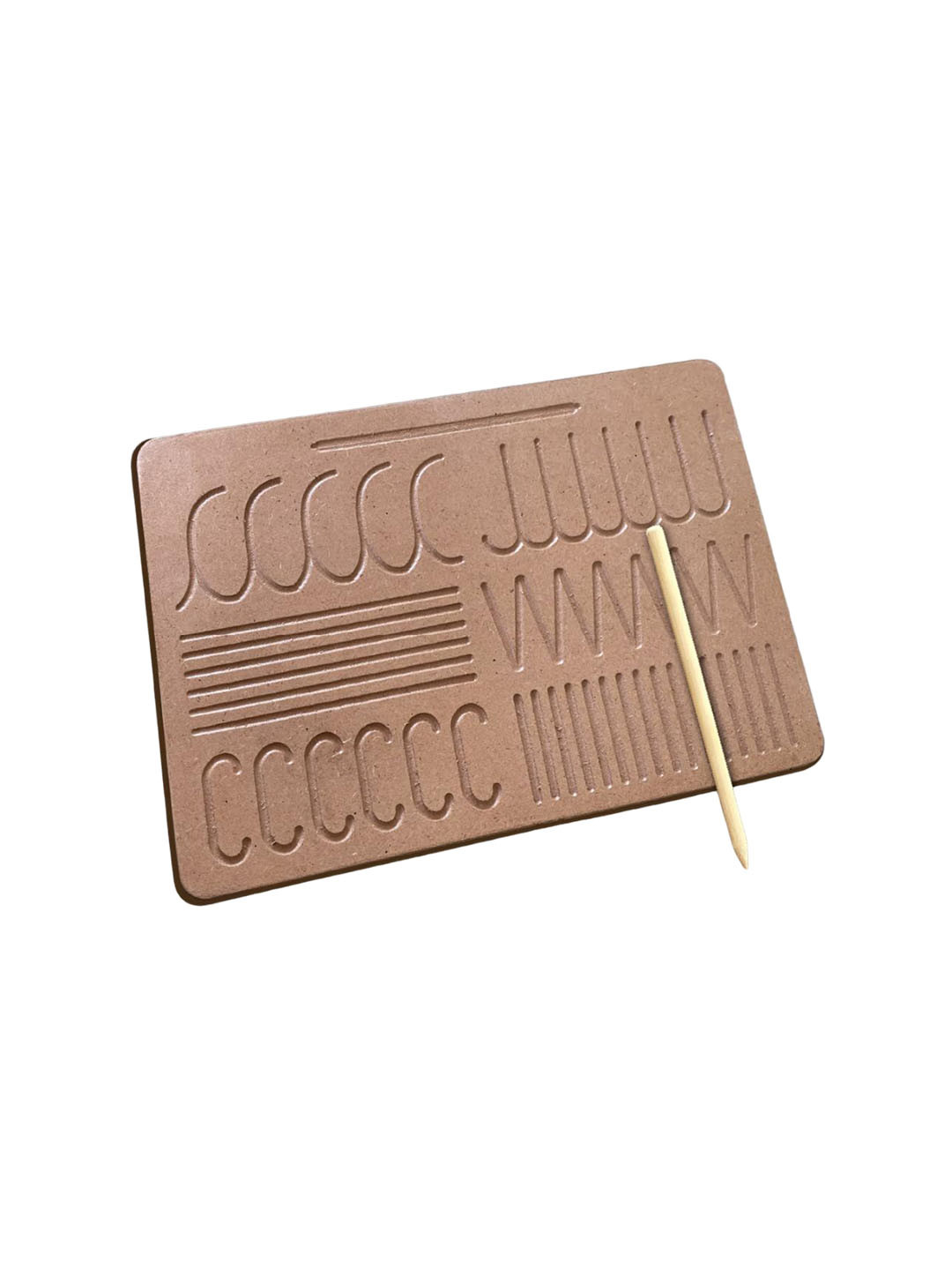 Mini Leaves Wooden Pattern Tracing Board