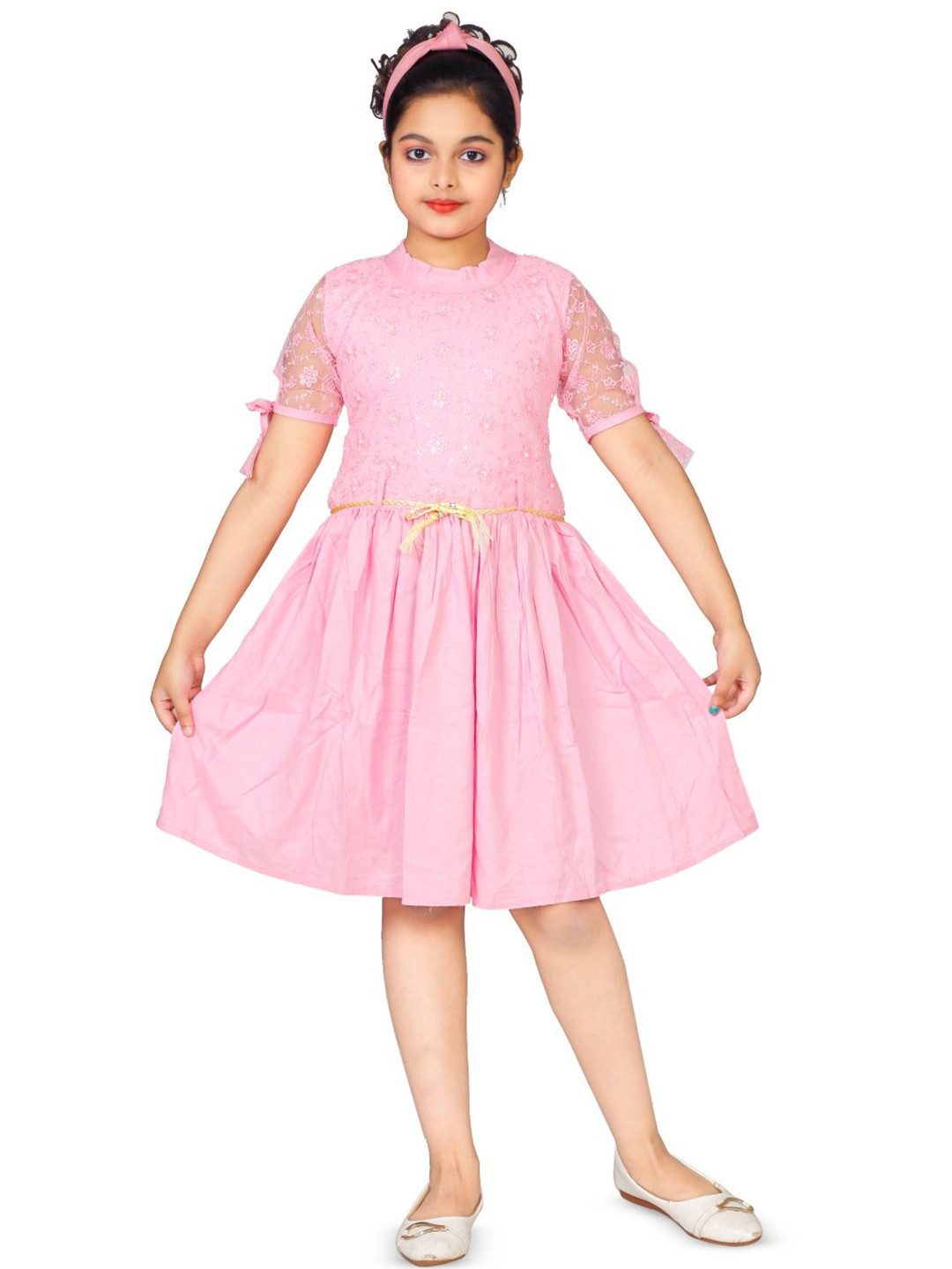 BAESD Fit & Flare Round Neck New Basics Dress