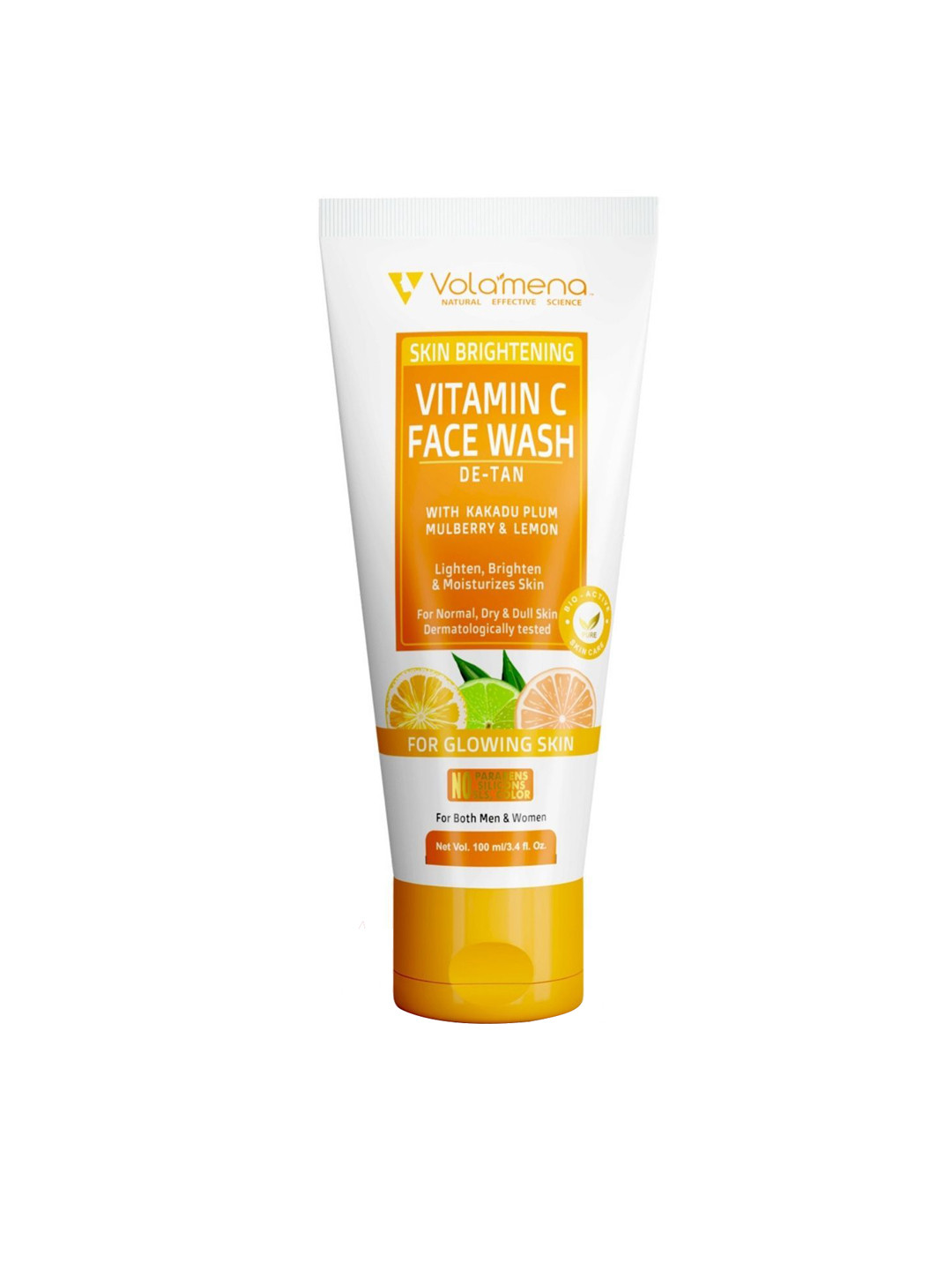 Volamena Vitamin C De-Tan Skin Brightening Face Wash 100 ml