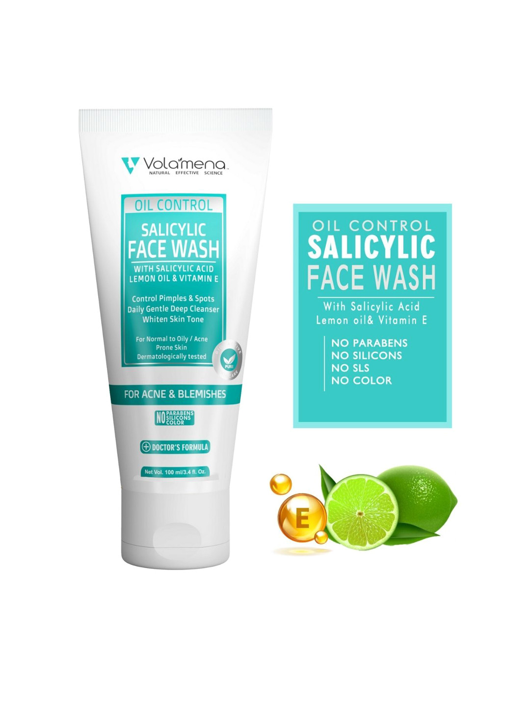 Volamena Oil Control Salicylic Face Wash 100 ml