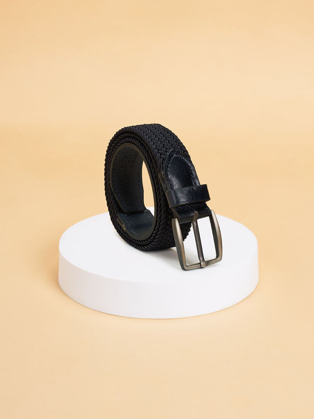 BYFORD by Pantaloons Men Braided Tang Closure Belt