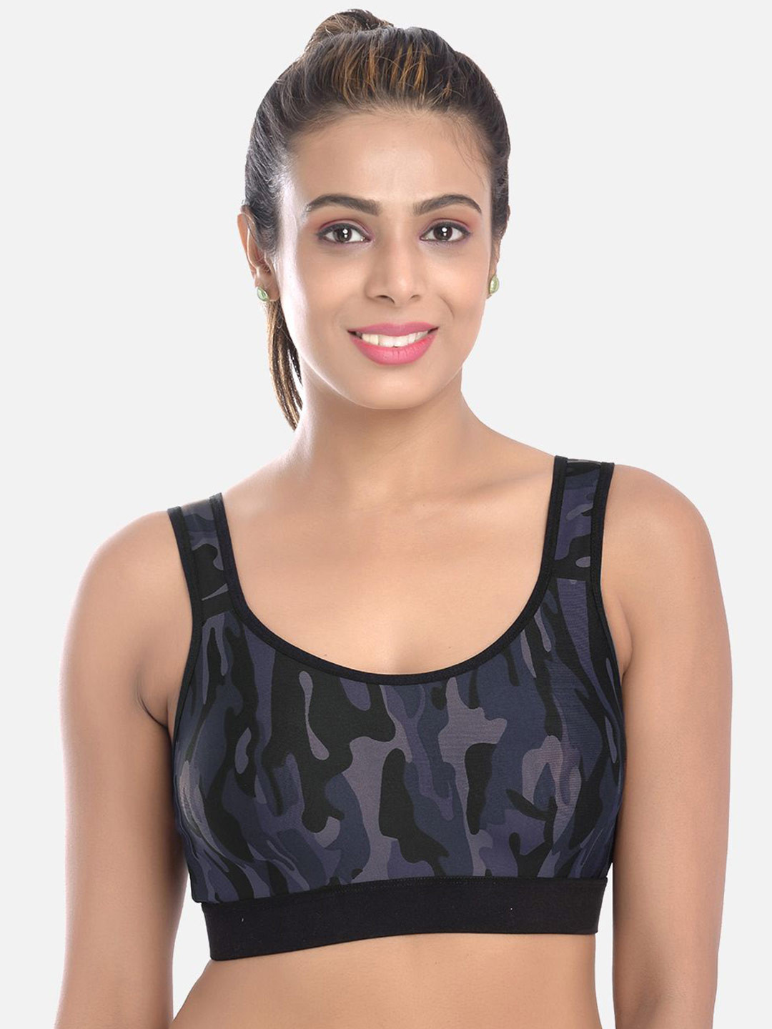 FIMS Colourblocked Bra Full Coverage D_Anjali_Bra_Blue