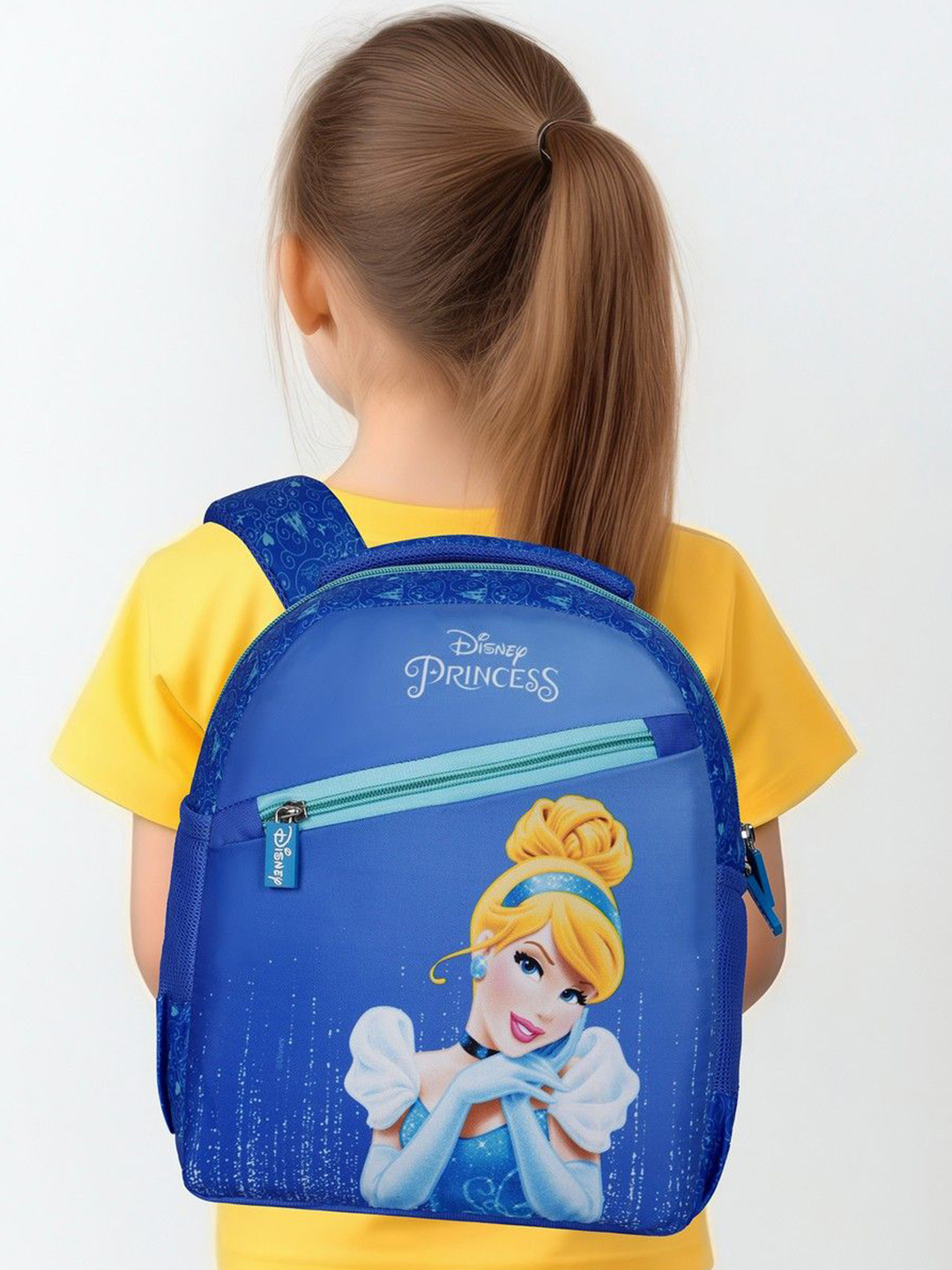 Priority Girls Disney Princess Cinderella Printed School Backpack 12L