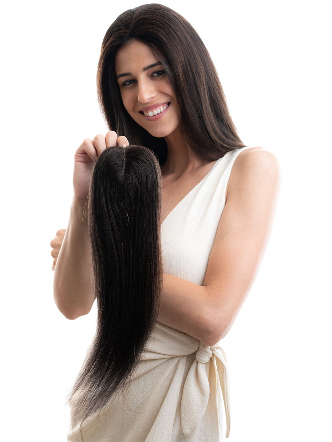 HAIR ORIGINALS Scalp Topper Hair Extension-Black