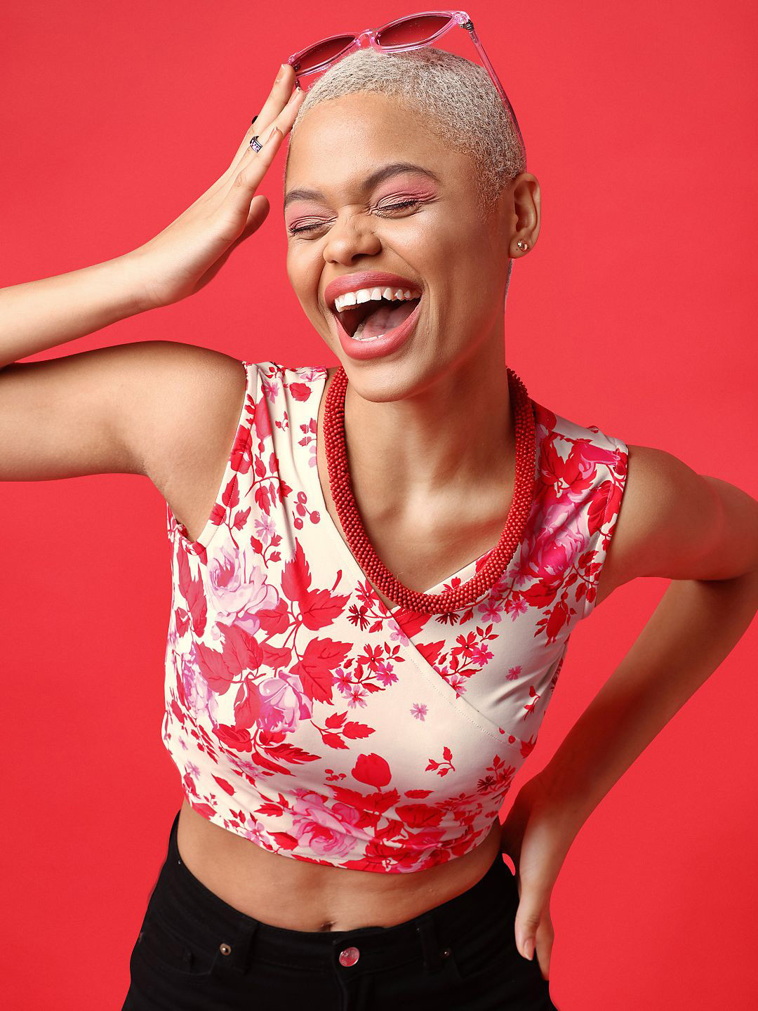 PURVAJA Print Top