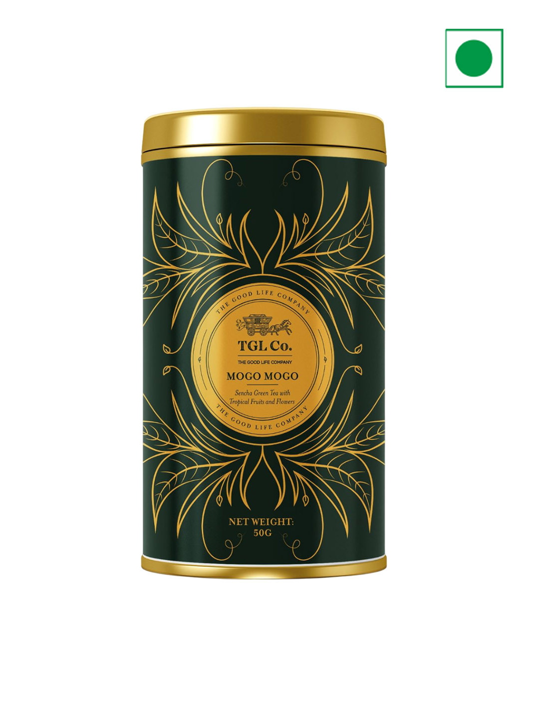 TGL Co. Mogo Mogo Green Tea Tin Can 50 gms