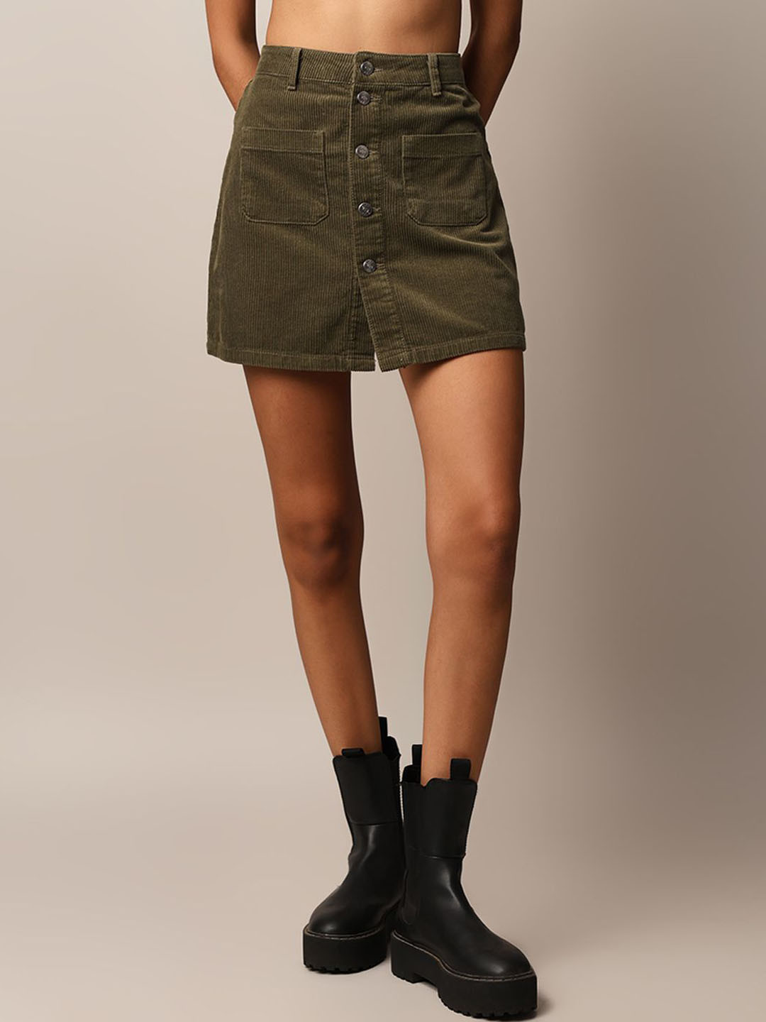 ONLY Corduroy Mini Skirt