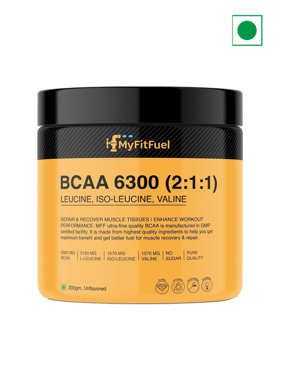 MyFitFuel BCAA 6300 2:1:1 - 200g - Unflavoured