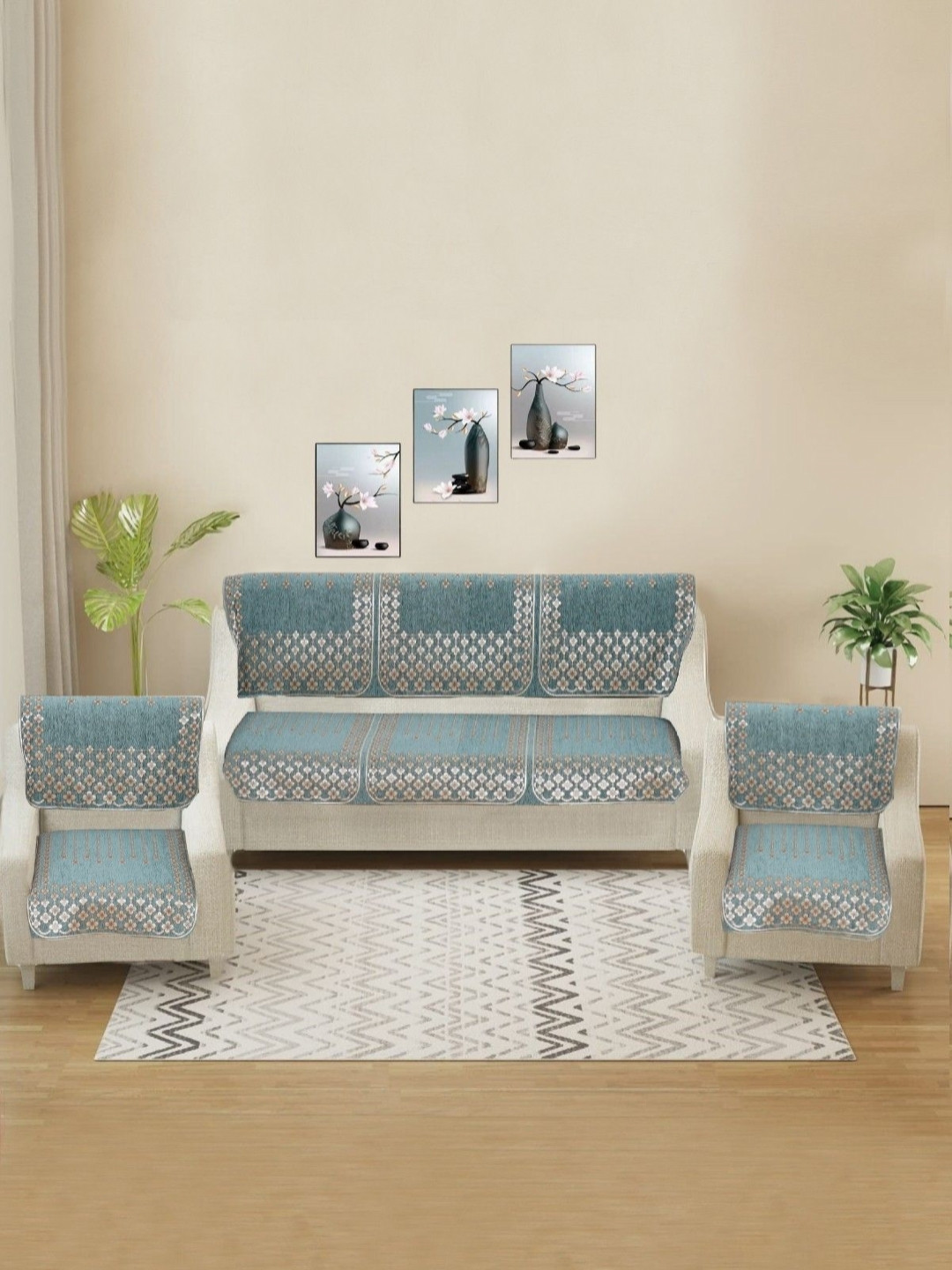 BREVARD Sea Green Other Sofa Cover