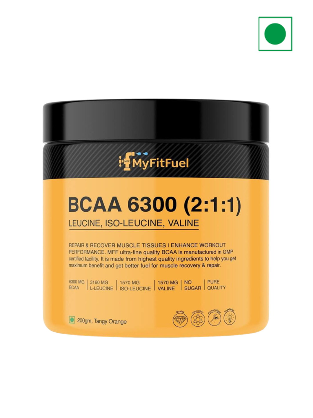 MyFitFuel BCAA 6300 2:1:1 - 200 g - Tangy Orange