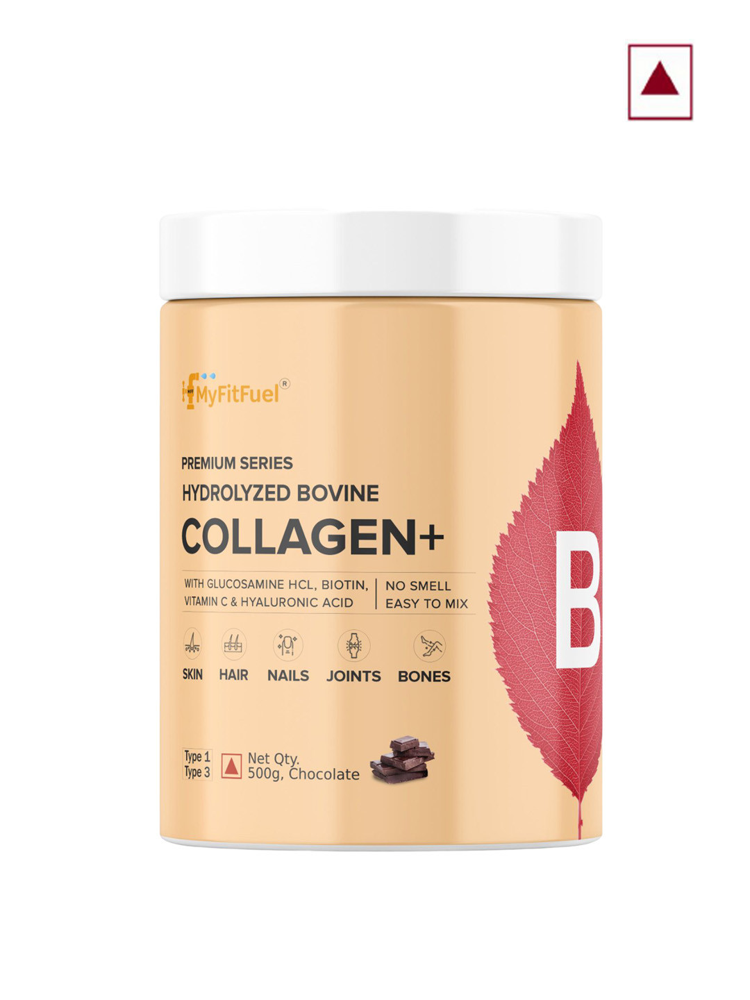 MyFitFuel Premium Series Hydrolyzed Bovine Collagen+ - 500g - Chocolate