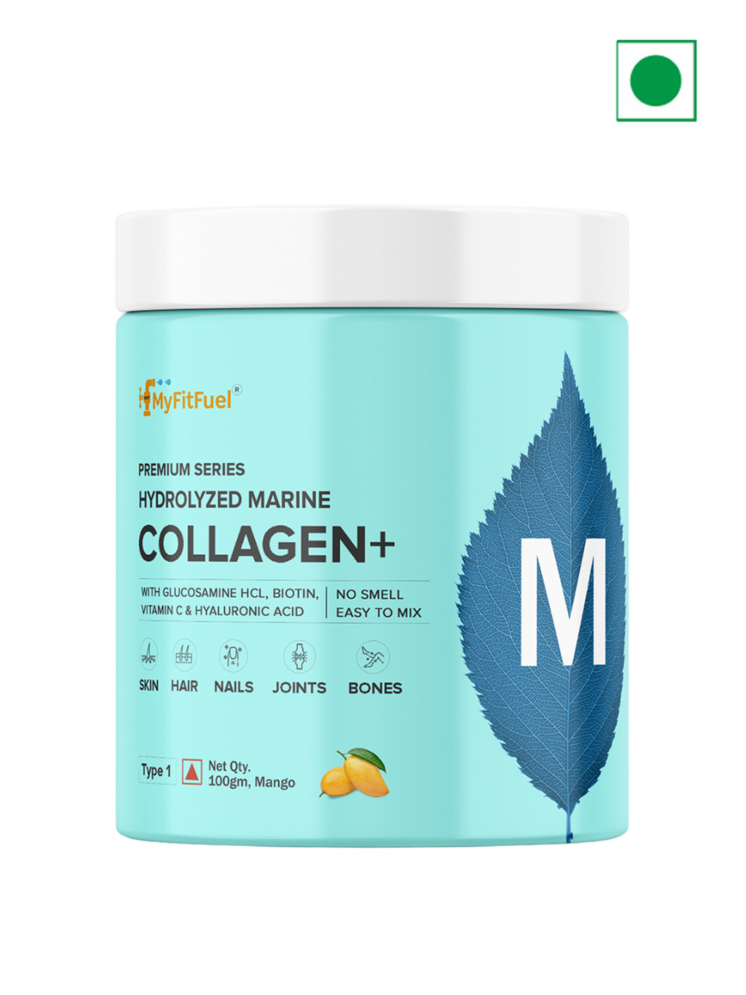 MyFitFuel Premium Series Hydrolyzed Marine Collagen+ - 100g - Chocolate