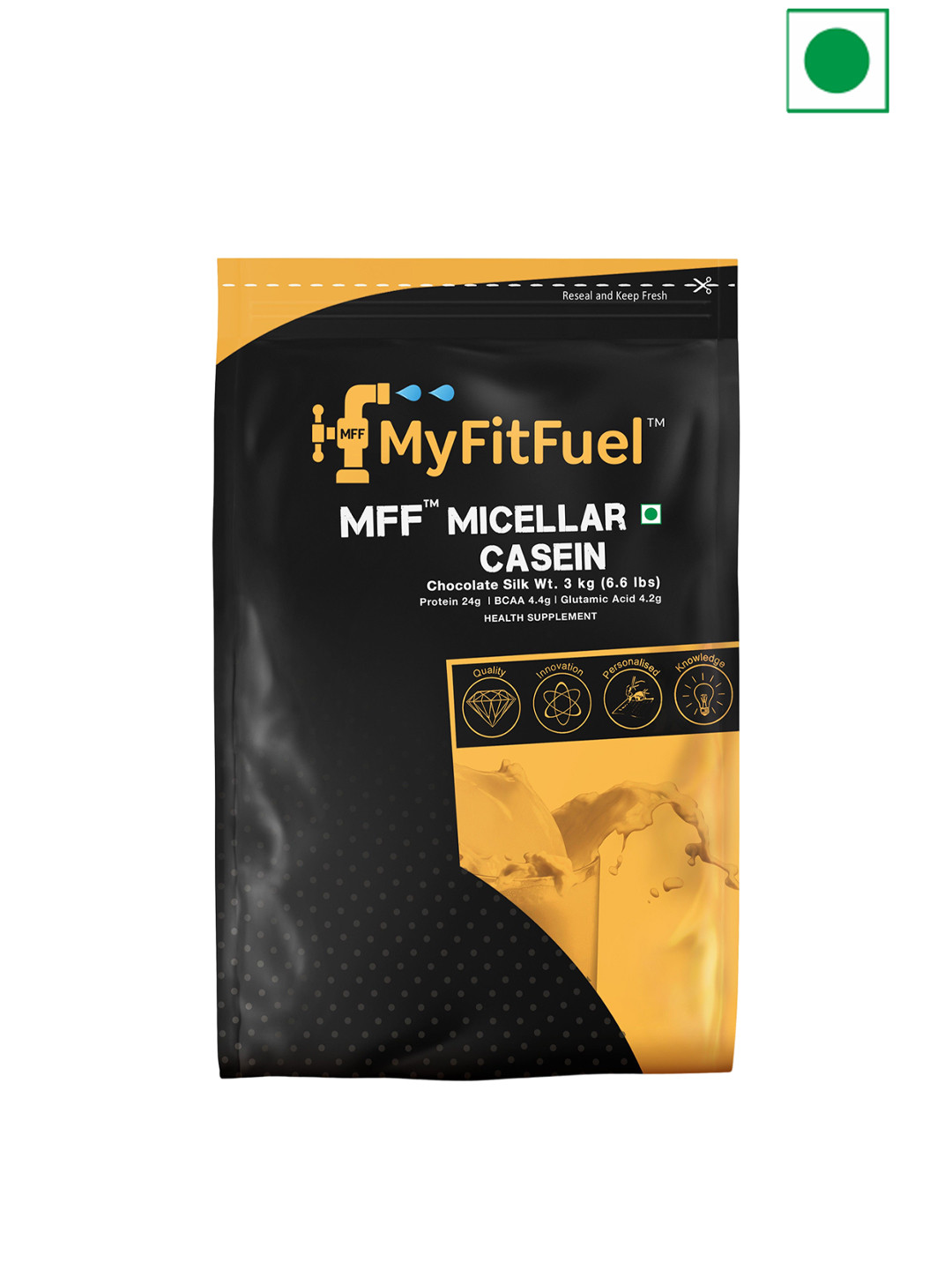 MyFitFuel Micellar Casein Whey Protein - Chocolate Silk - 3Kg