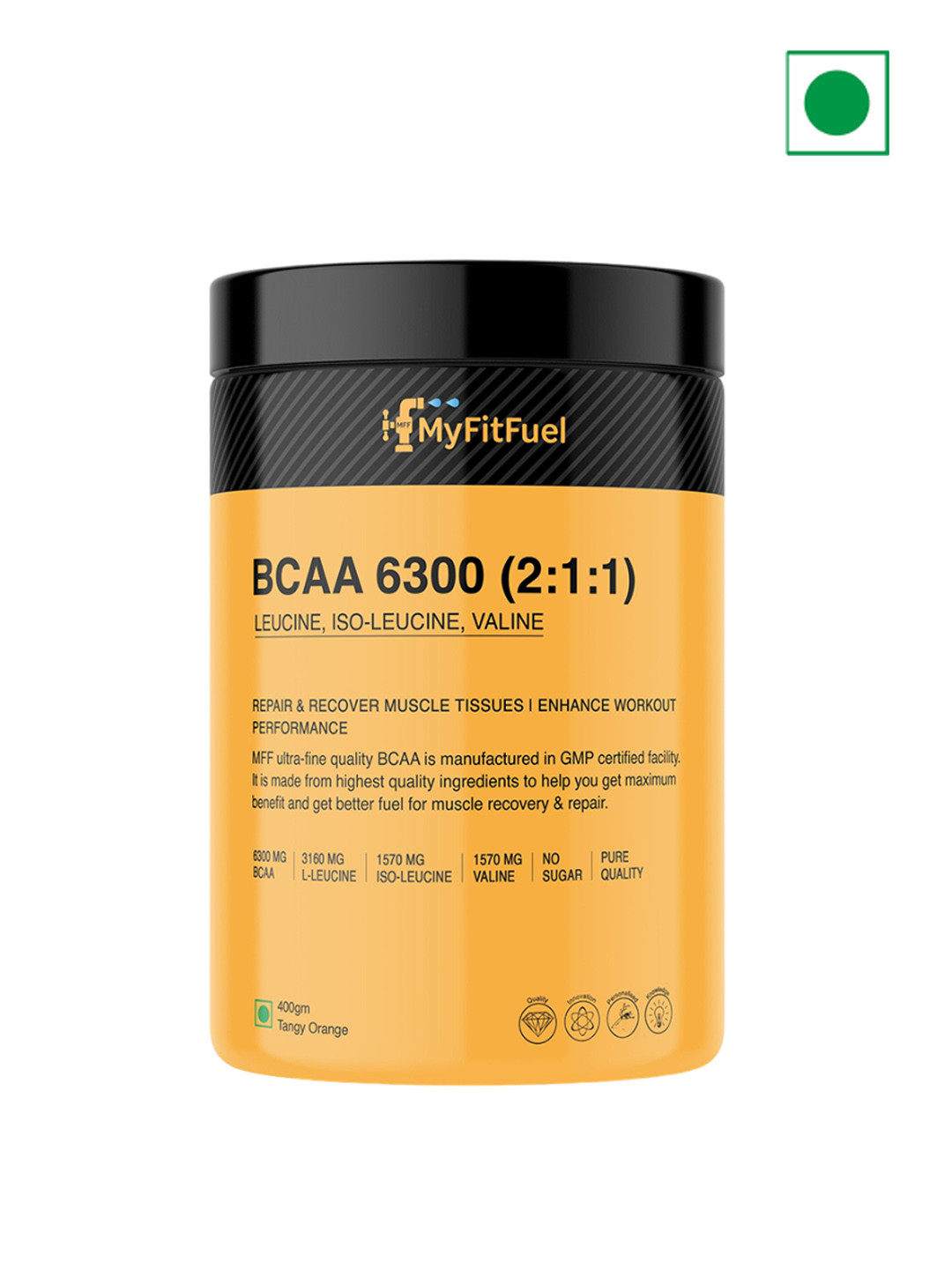 MyFitFuel BCAA 6300 2:1:1 - 400 g - Orange