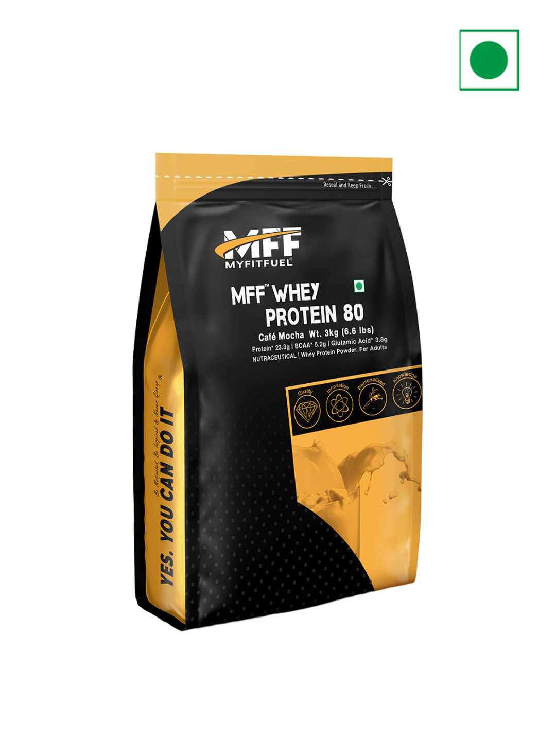 MyFitFuel Whey Proteins 80 - 3kg - Cafe Mocha
