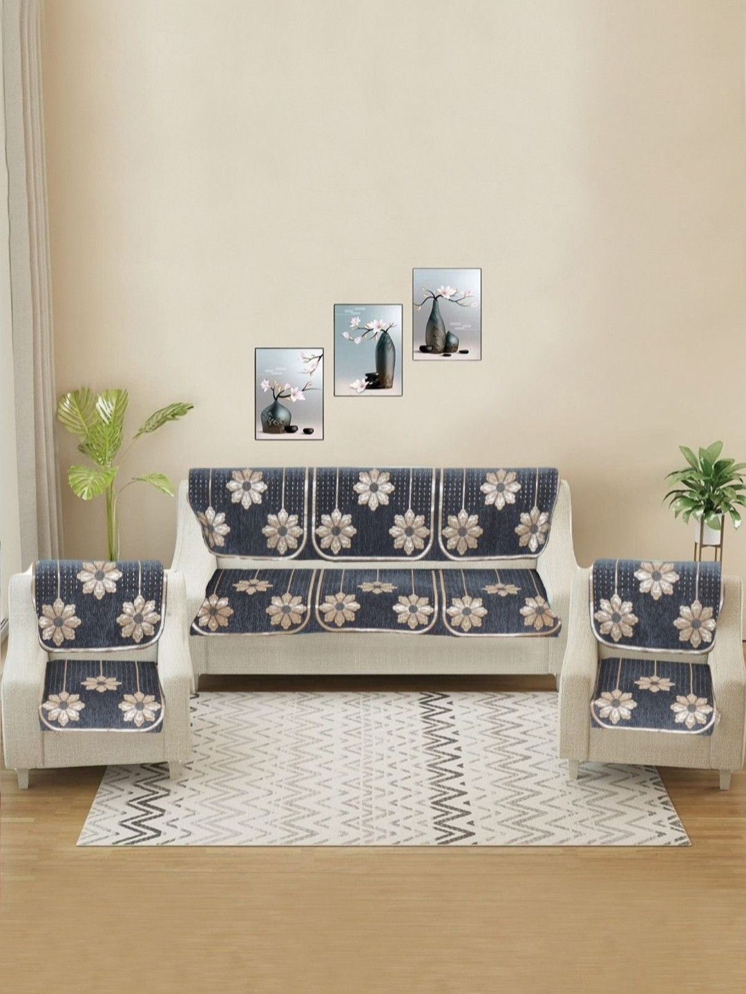 BREVARD Charcoal Other Sofa Cover