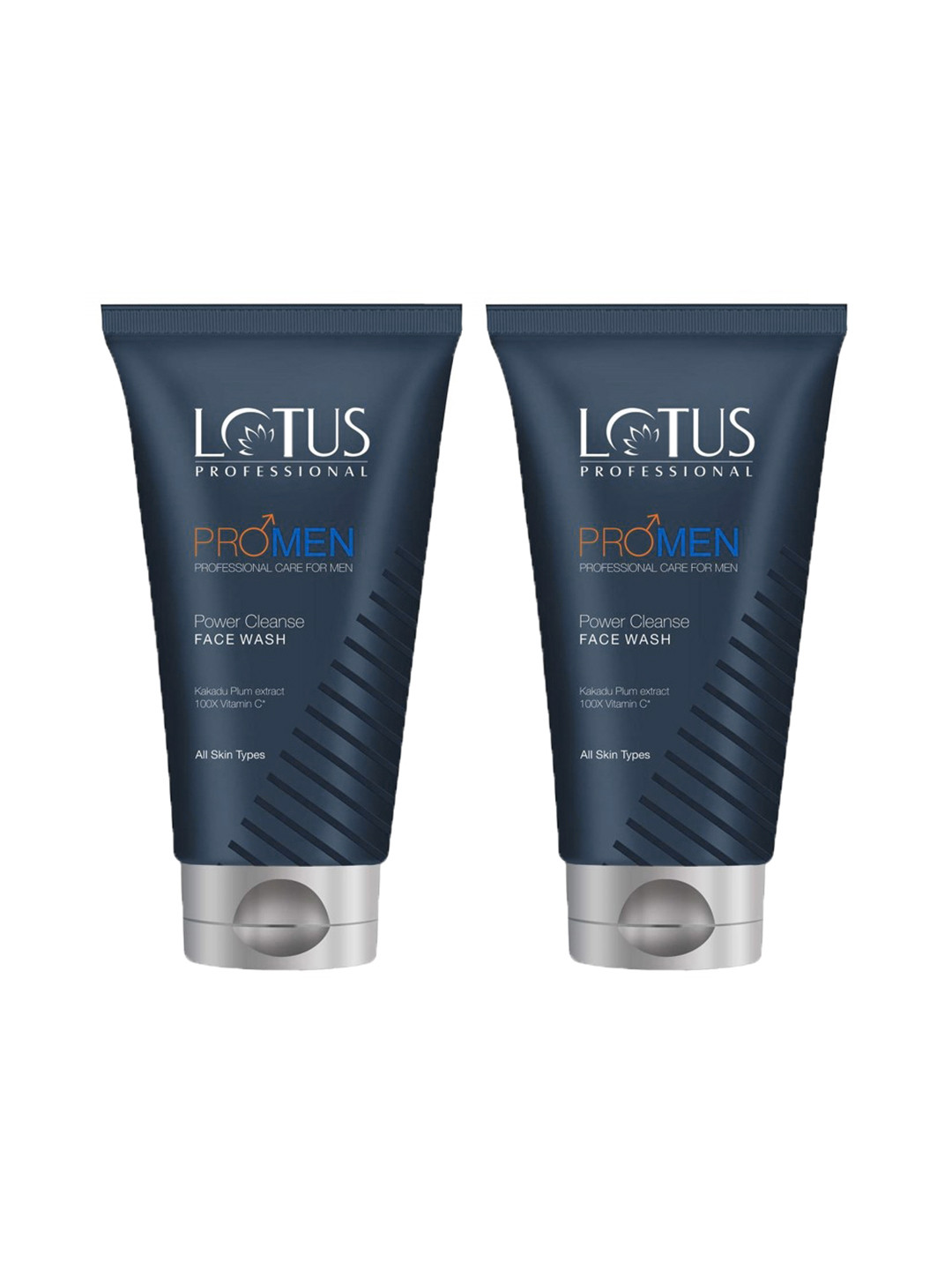 Lotus Professional Men Set of 2 ProMen Power Cleanse Face Wash - 100ml each