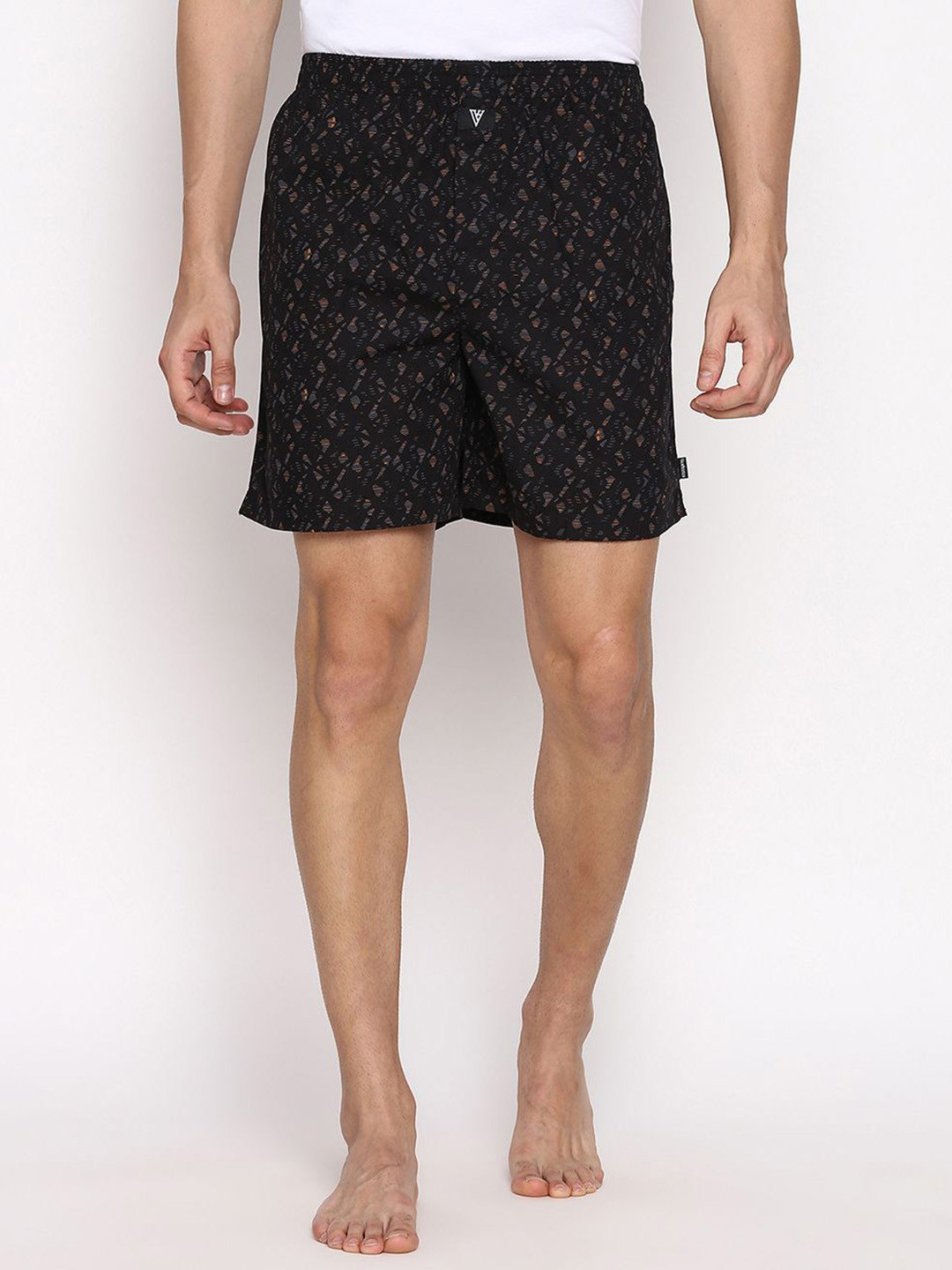 Van Heusen Innerwear Printed Cotton Boxers IHQBS1CCPB6910112