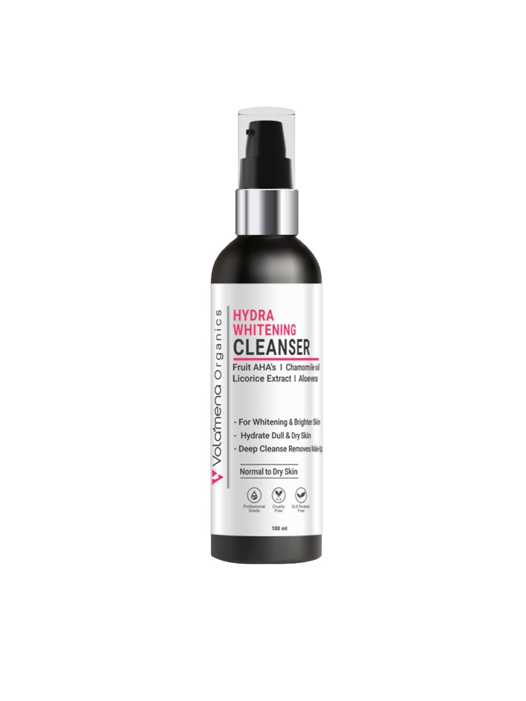 Volamena Chamomile Oil & Aloe Vera Extract Hydra Whitening Cleanser- 100ml