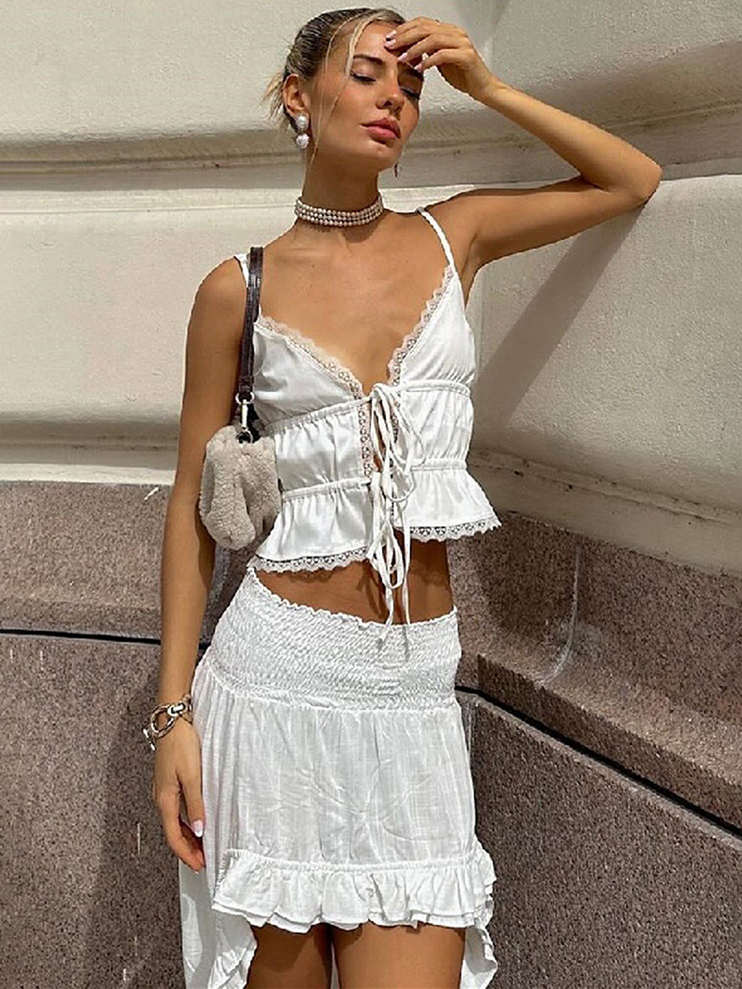 LULU & SKY High-Low Mini Skirts