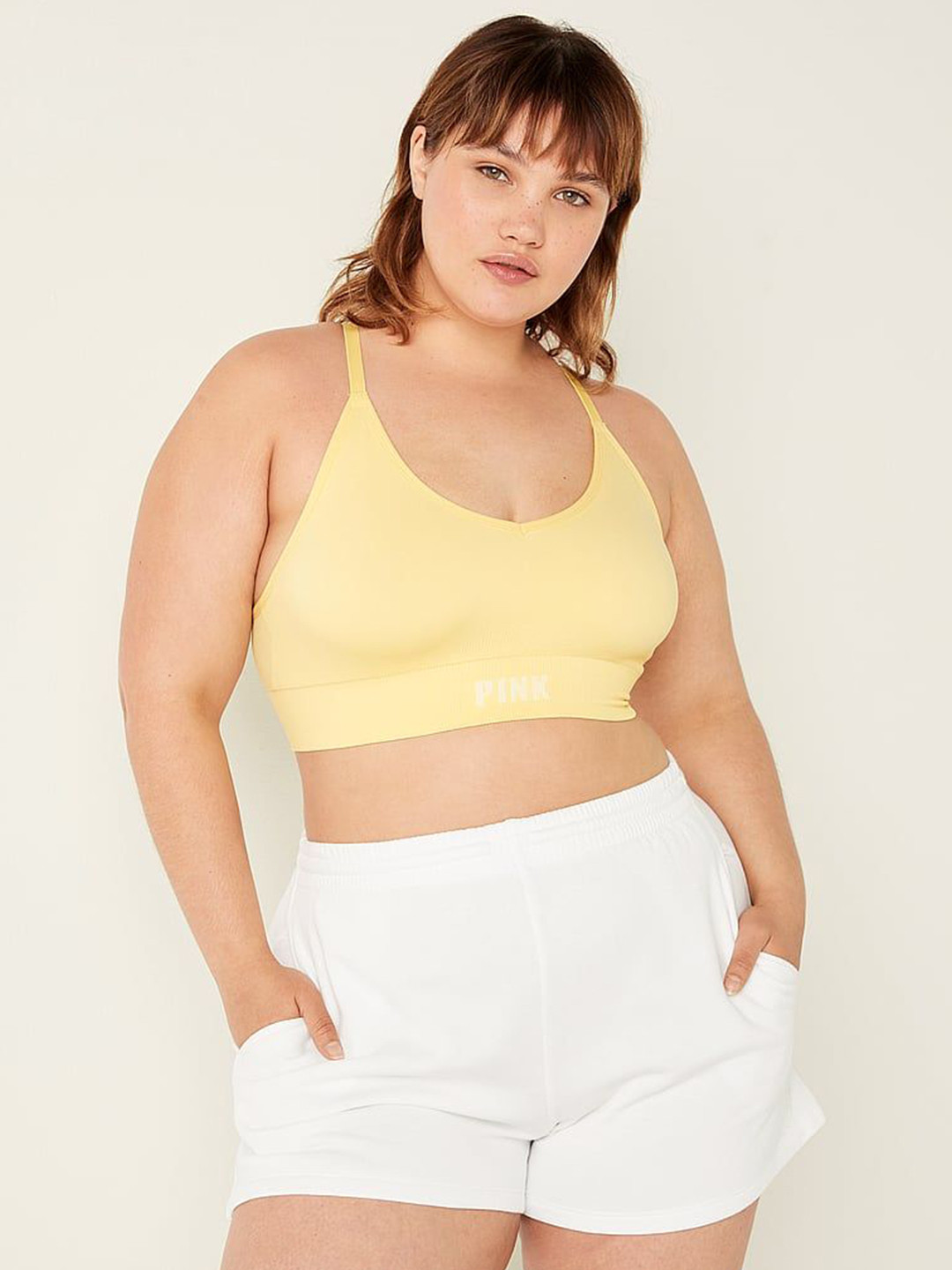 Victoria's Secret PINK Seamless Lightly Lined Sports Bra