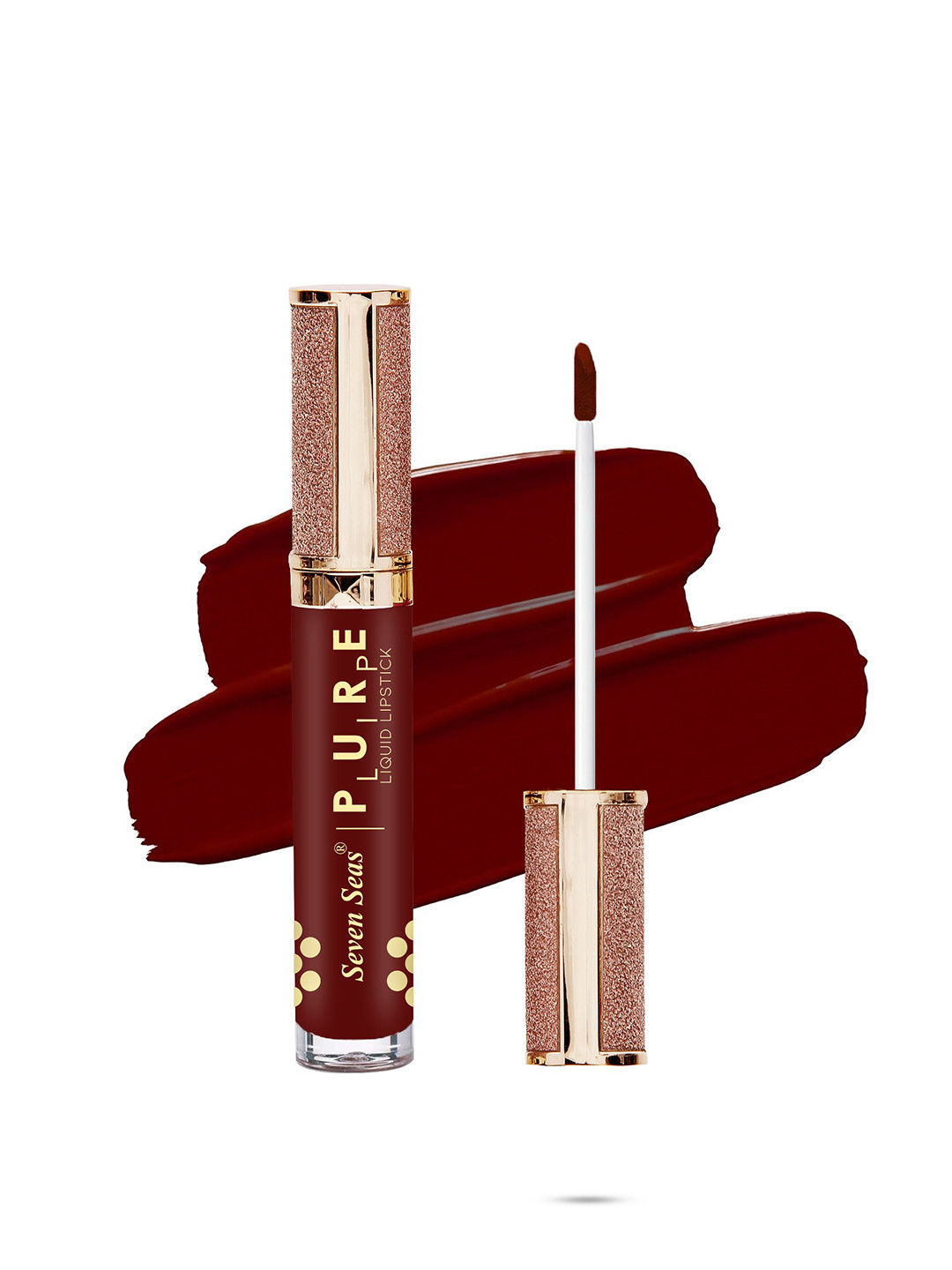 Seven Seas Pure Lip Long Lasting & Smudge-Proof Liquid Lipstick 7 ml - Monza