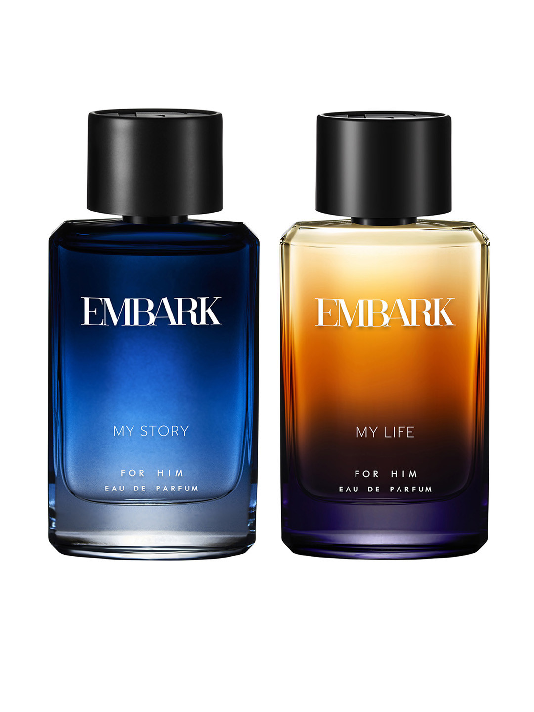 EMBARK Men Set of 2 Eau de Parfum 100ml each - My Life + My Story