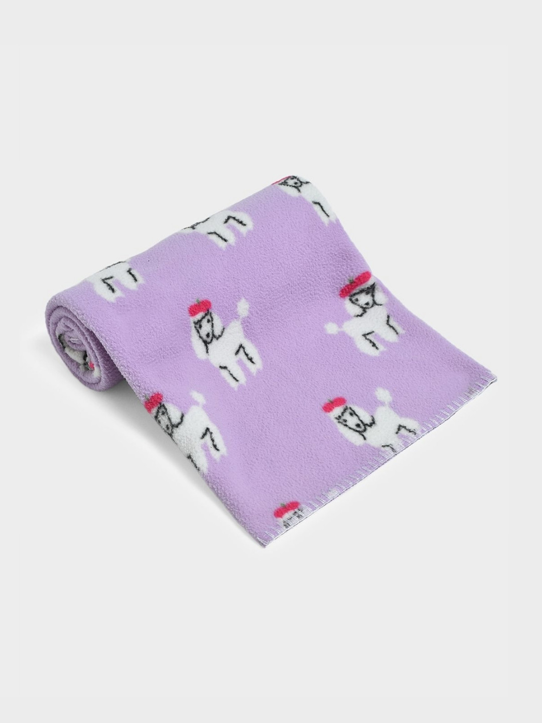 MiArcus Premium Knitted Printed Ultra-Soft Pre Winter Blanket, 70x90 cm - Lavender