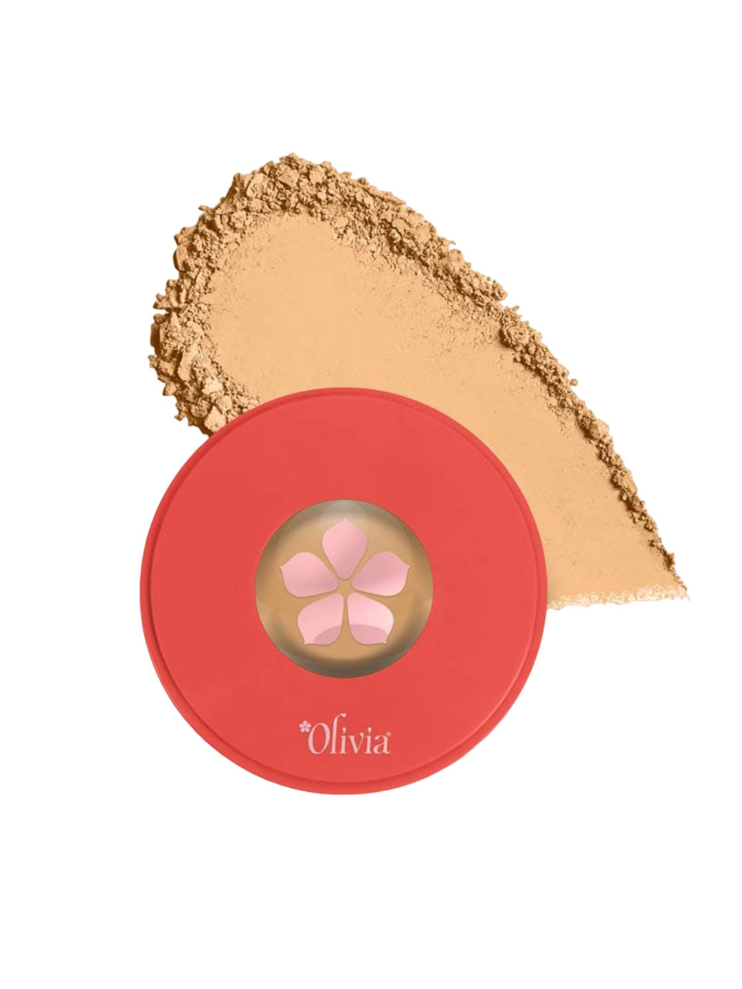 Olivia SkinSync Pan Cake Long-Lasting & Weightless Compact - 30g - Caramel Lush 24