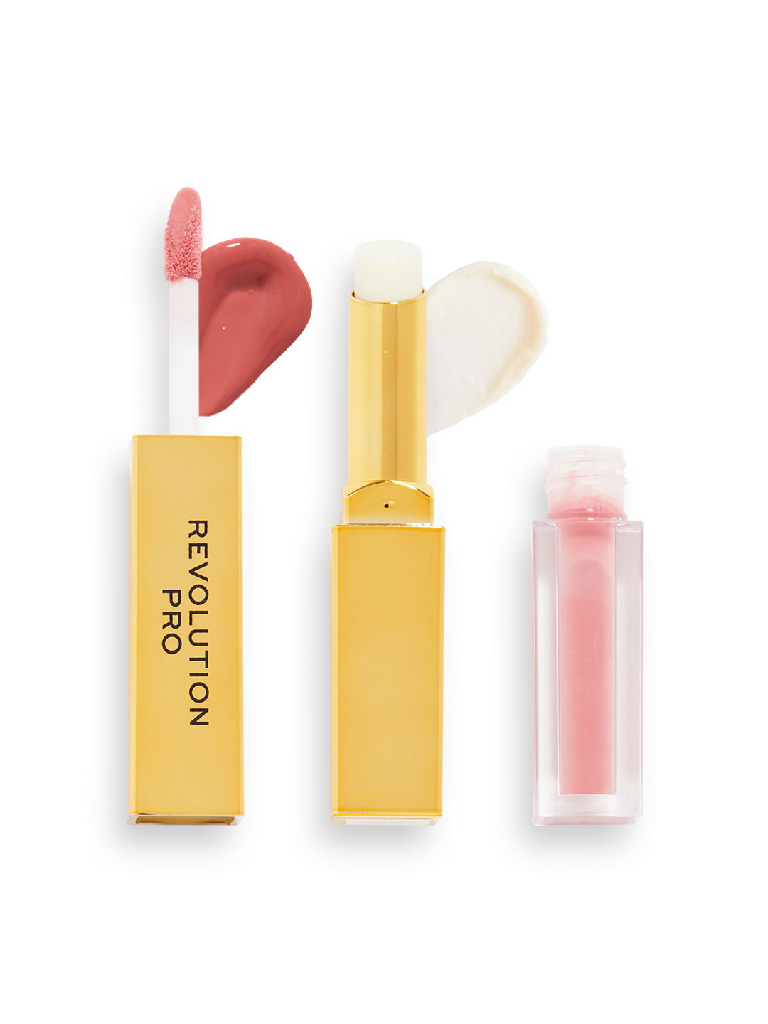 Makeup Revolution London Pro Supreme Stay 24h Lip Duo Lipstick & Lip Balm - Stripped