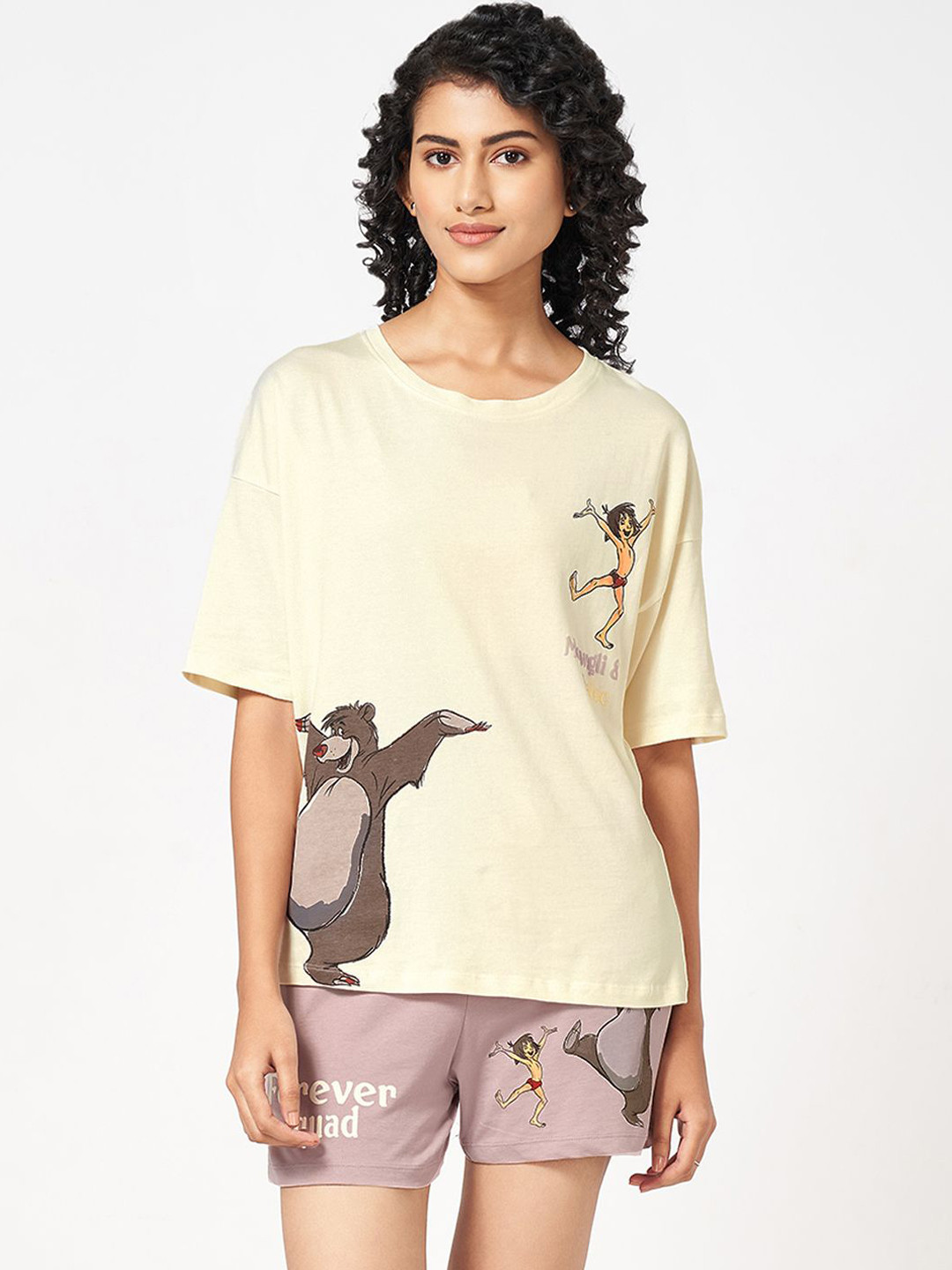 Dreamz by Pantaloons Women Graphic Printed Night suit